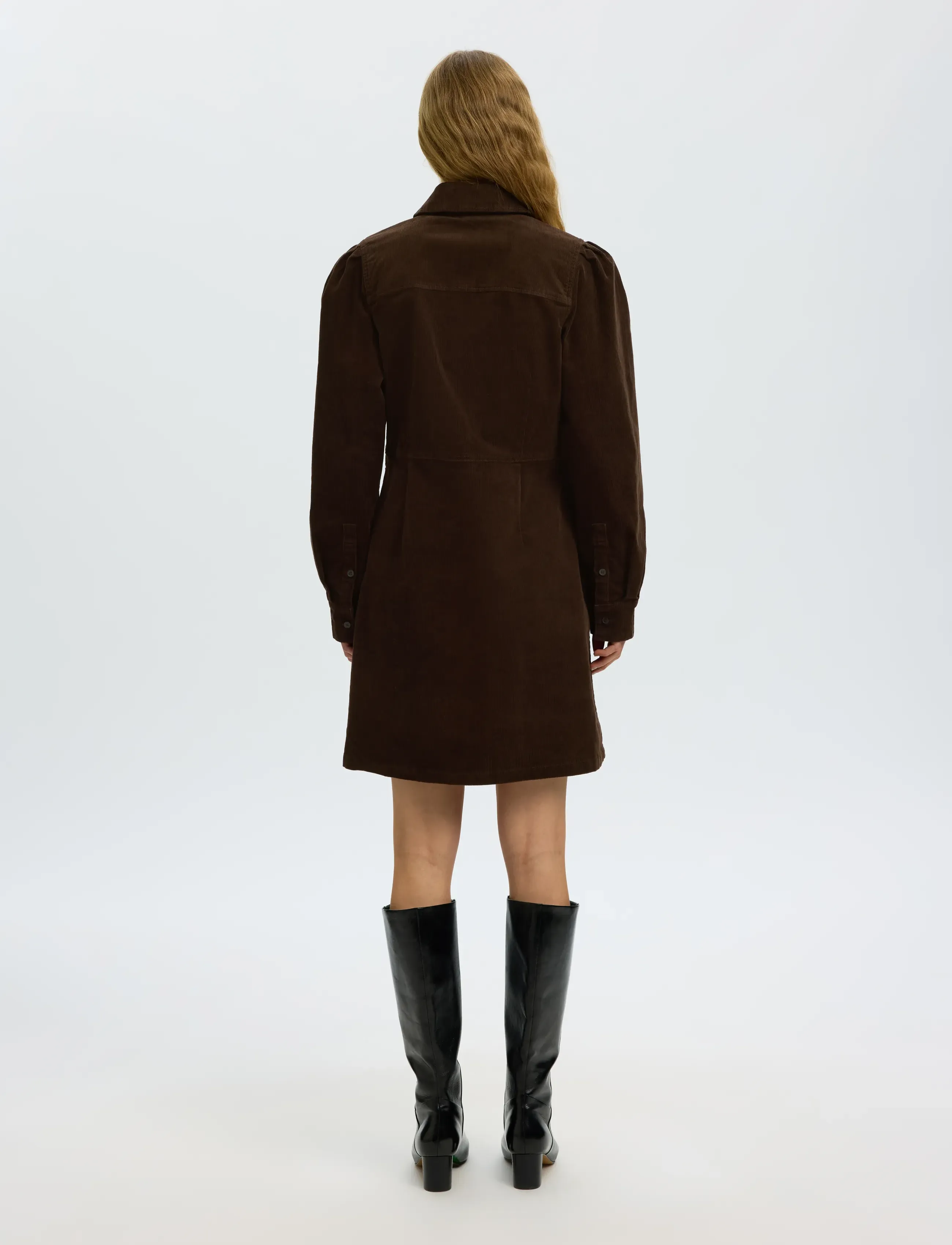 Selected - SLWRUNA SHORT CORDUROY DRESS NOOS - hemdkleider - delicioso - 2