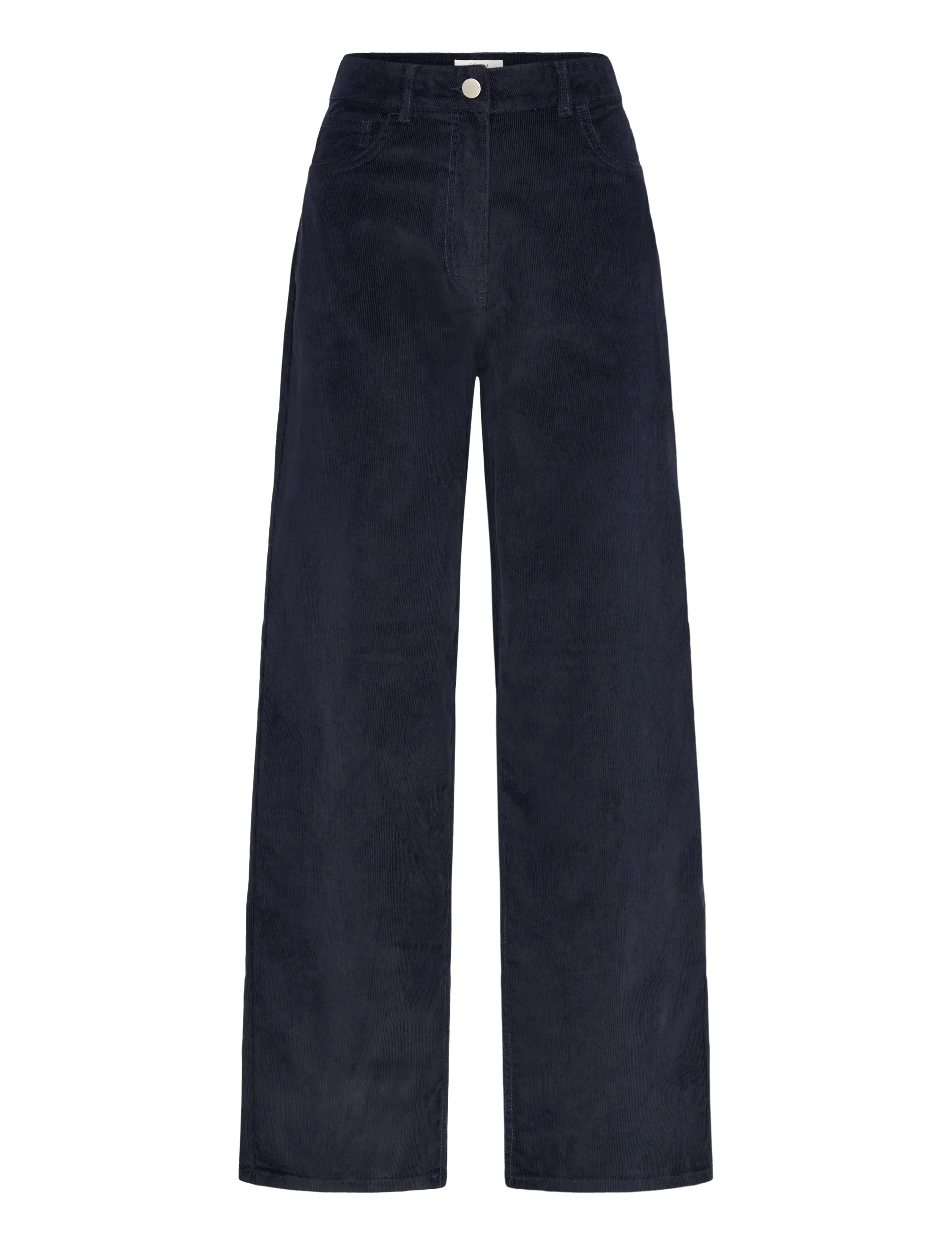 SLFWIDE RUNA HW CORDUROY PANT NOOS - DARK SAPPHIRE