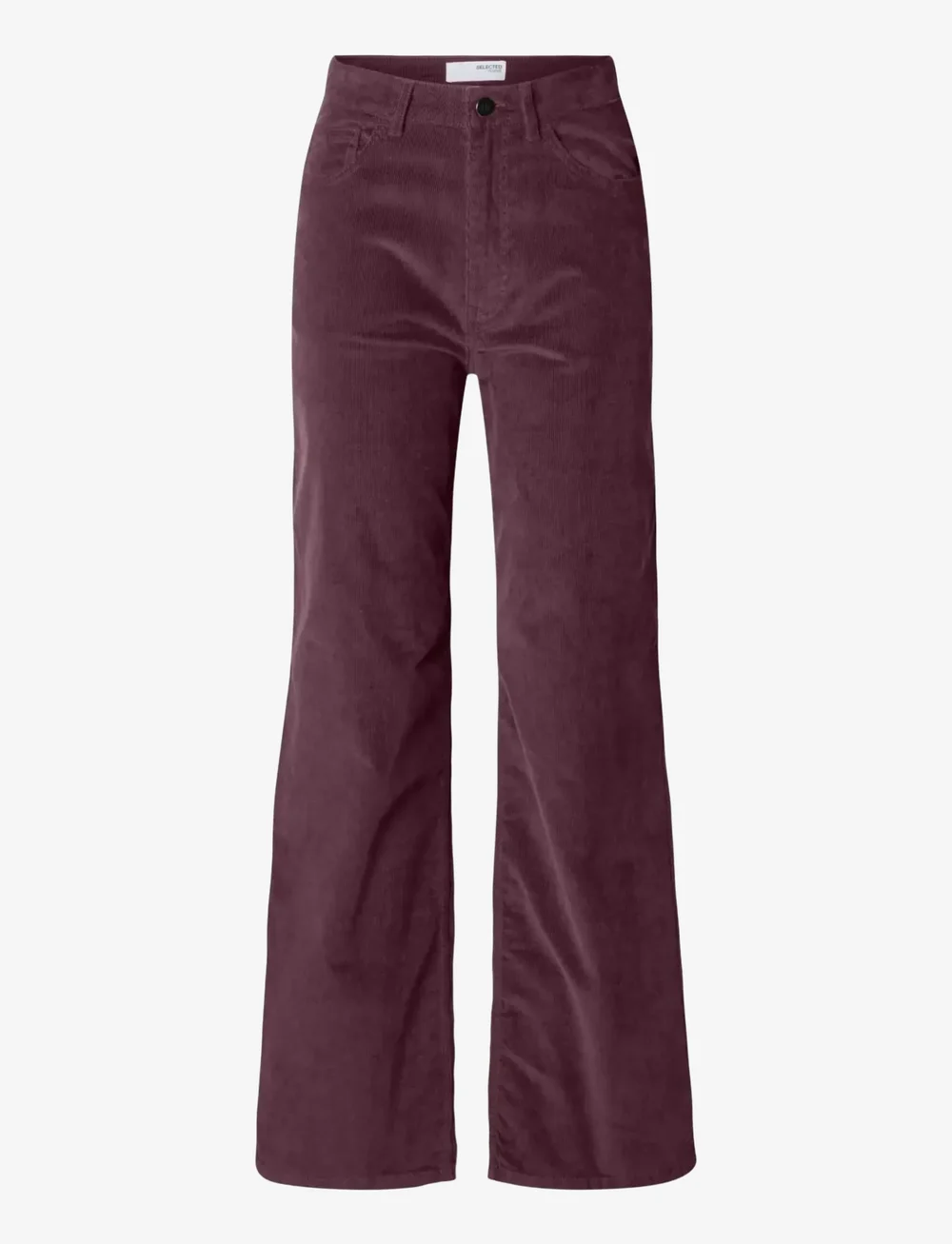 Selected - SLFWIDE RUNA HW CORDUROY PANT NOOS - vida jeans - fig - 1