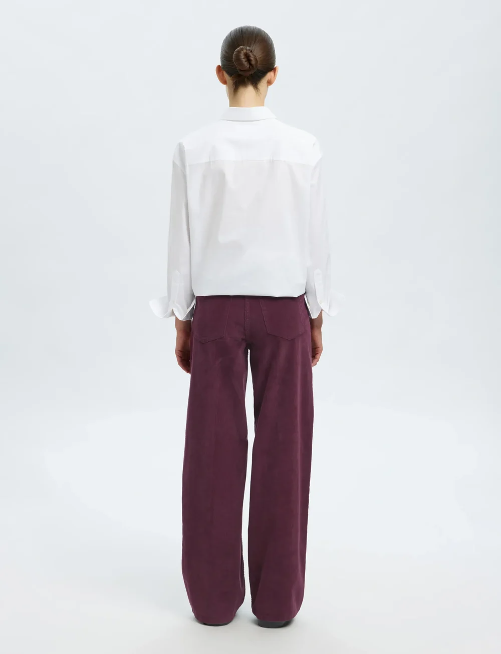 Selected - SLFWIDE RUNA HW CORDUROY PANT NOOS - vida jeans - fig - 2