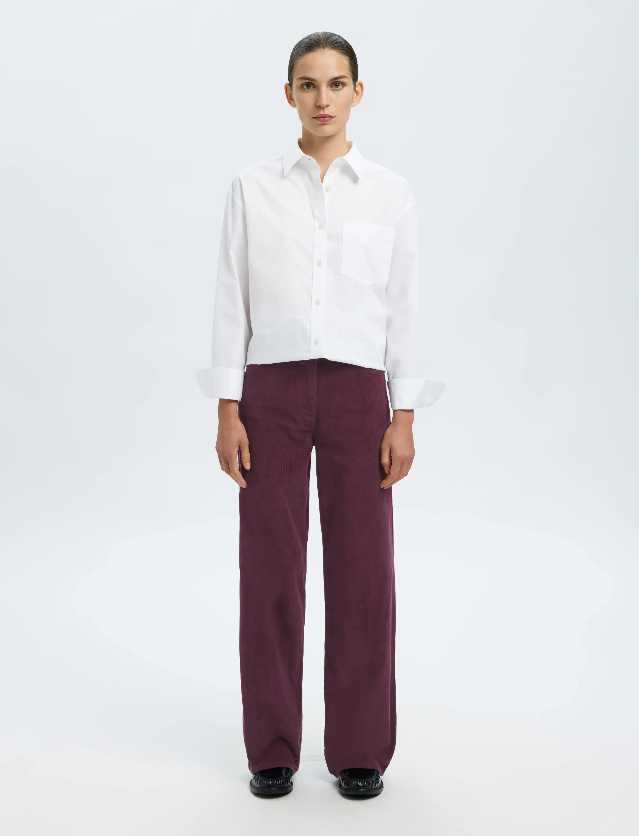 Slwwide Runa Hw Corduroy Pant Noos 4