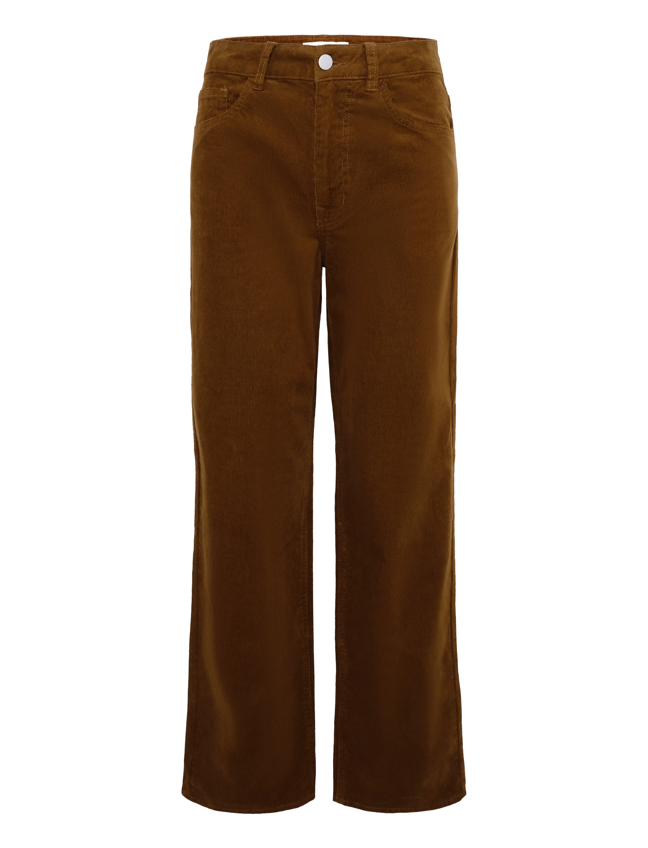 Selected SLWWIDE RUNA HW CORDUROY PANT NOOS - Hosen mit weitem Bein - MONKS ROBE / brown