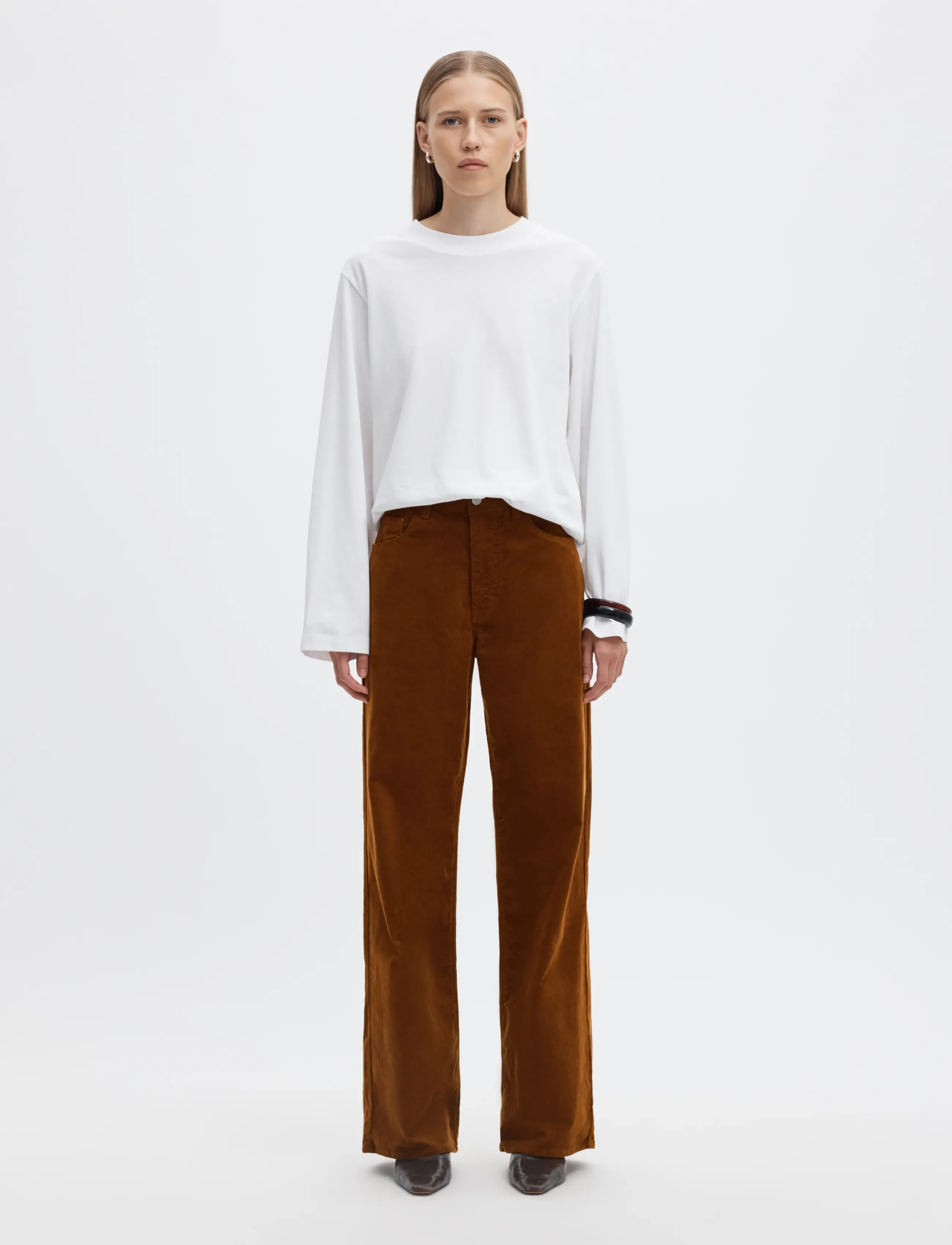 Slwwide Runa Hw Corduroy Pant Noos 4