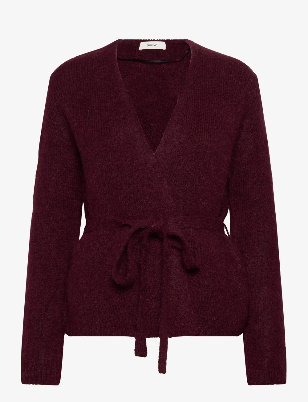 Selected - SLFGABELLA LS KNIT BELT CARDIGAN - koftor - fig - 0