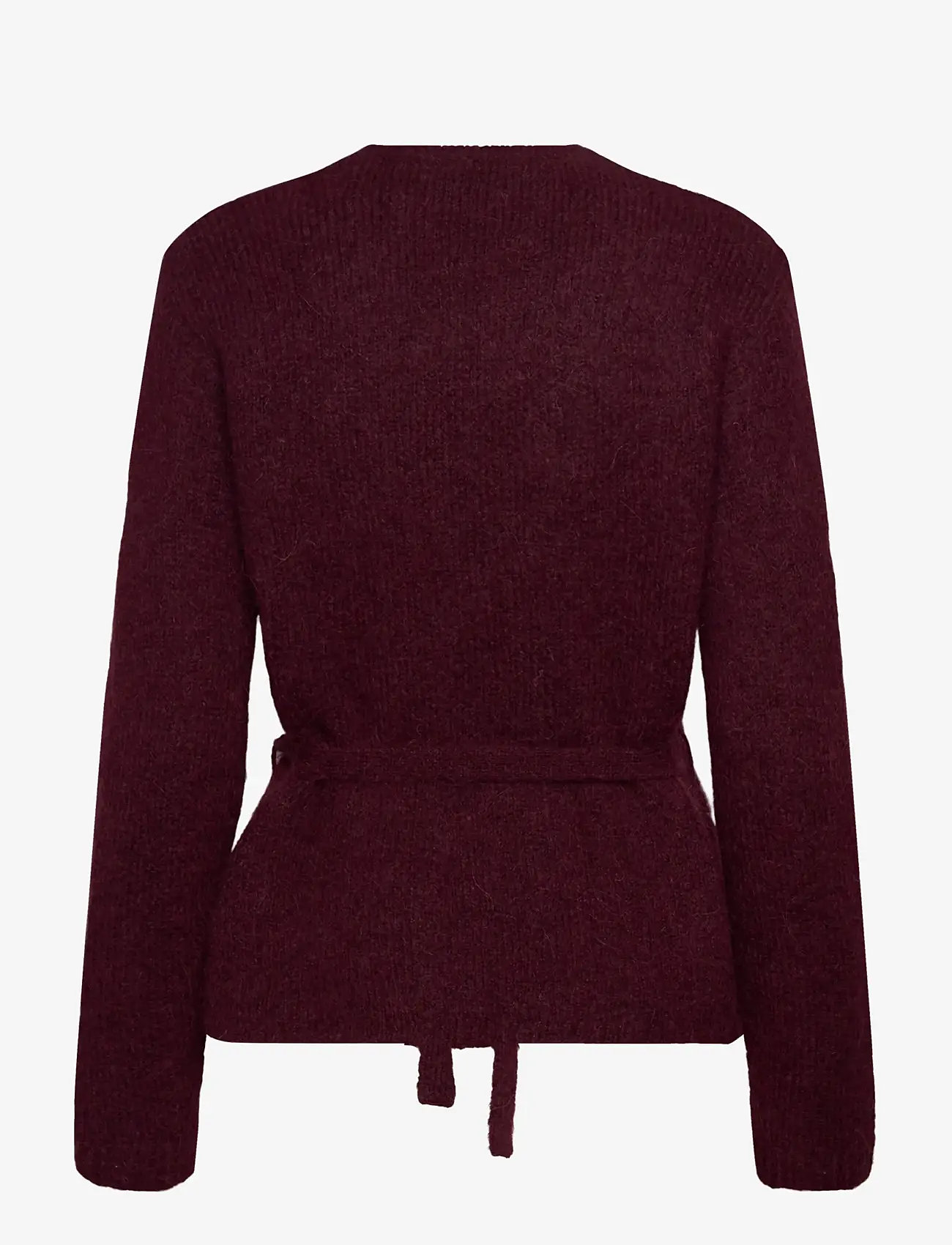 Selected - SLFGABELLA LS KNIT BELT CARDIGAN - cardigans - fig - 1