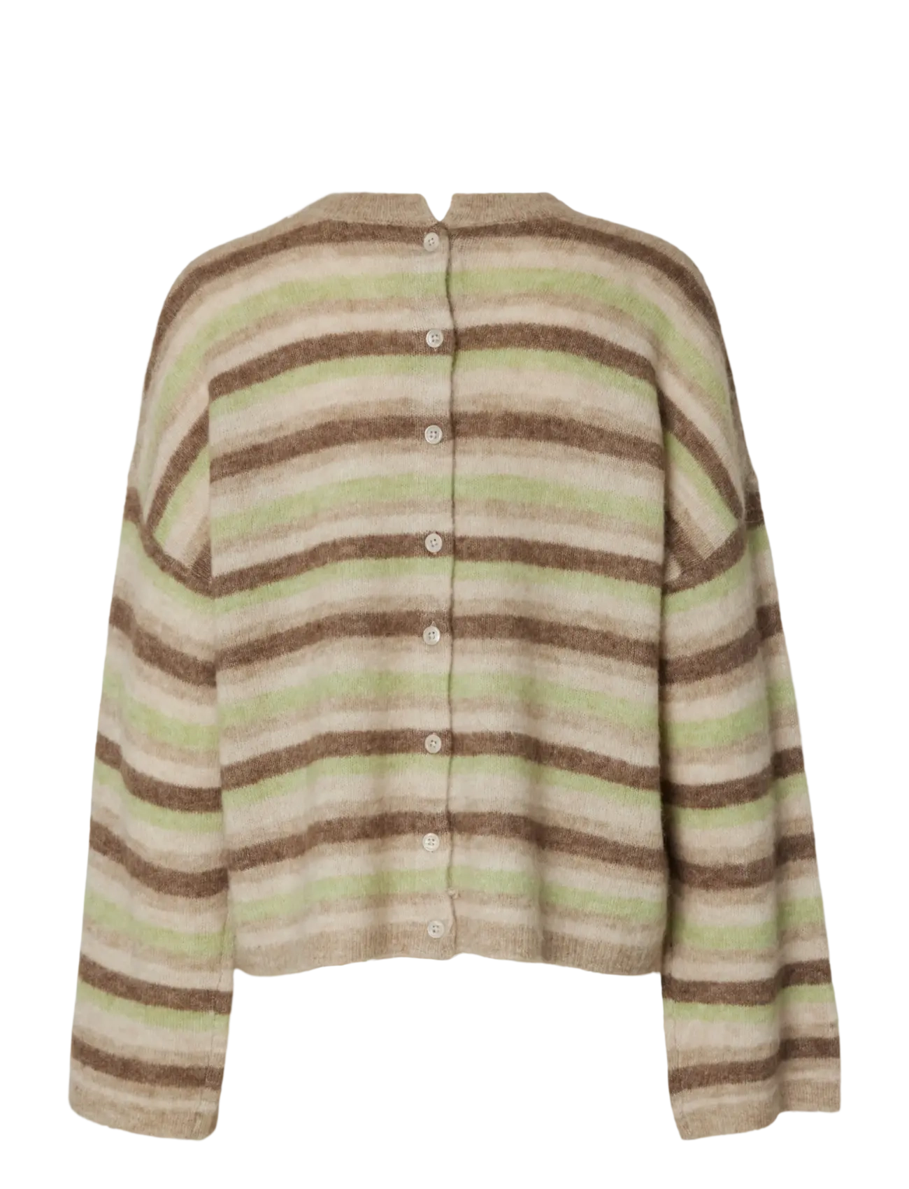 Selected - SLFLULU LS KNIT BUTTON O-NECK - peysur - pure cashmere - 2