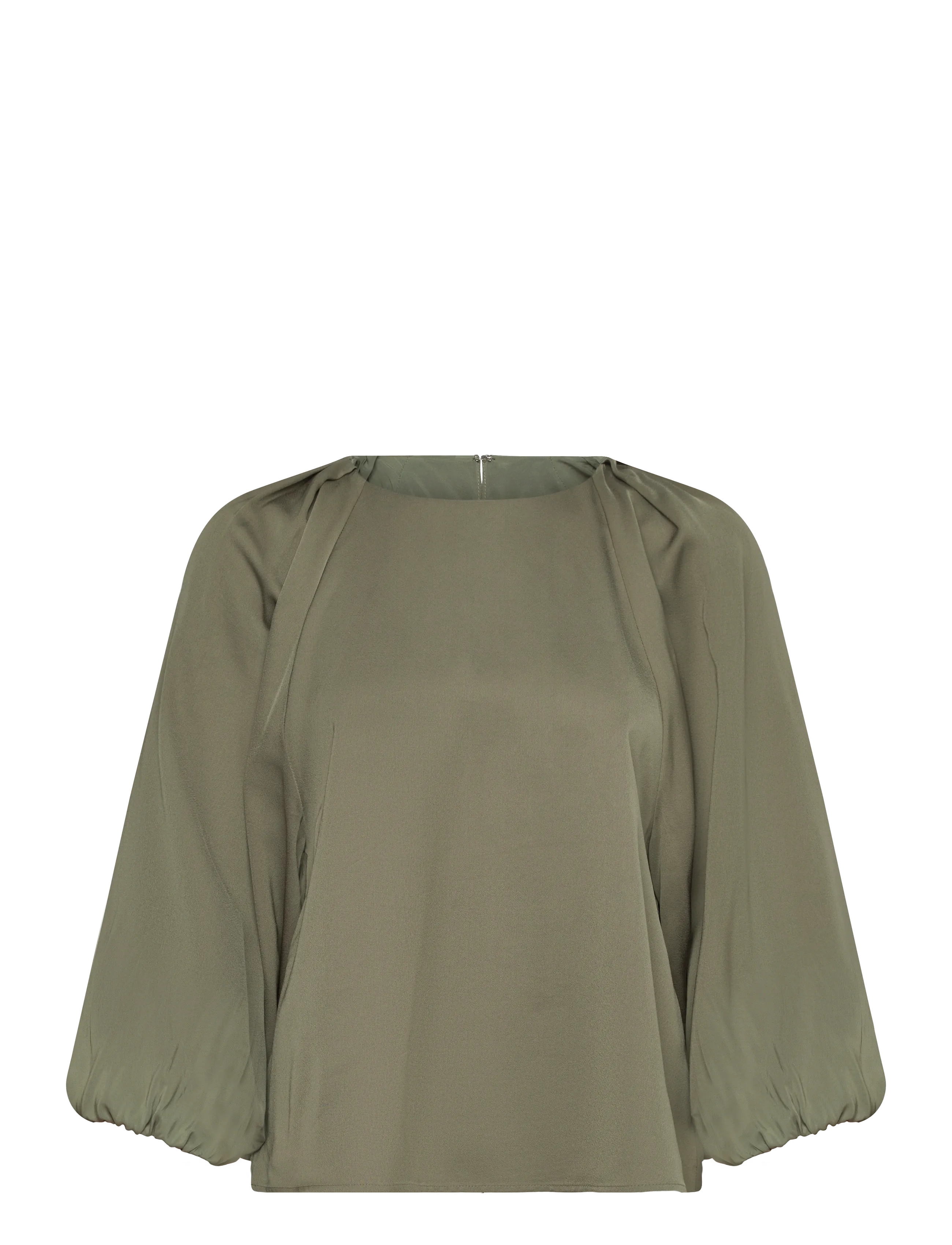 Selected SLFLAURINA 3/4 TOP NOOS - Clothing - DEEP LICHEN GREEN / khaki/green