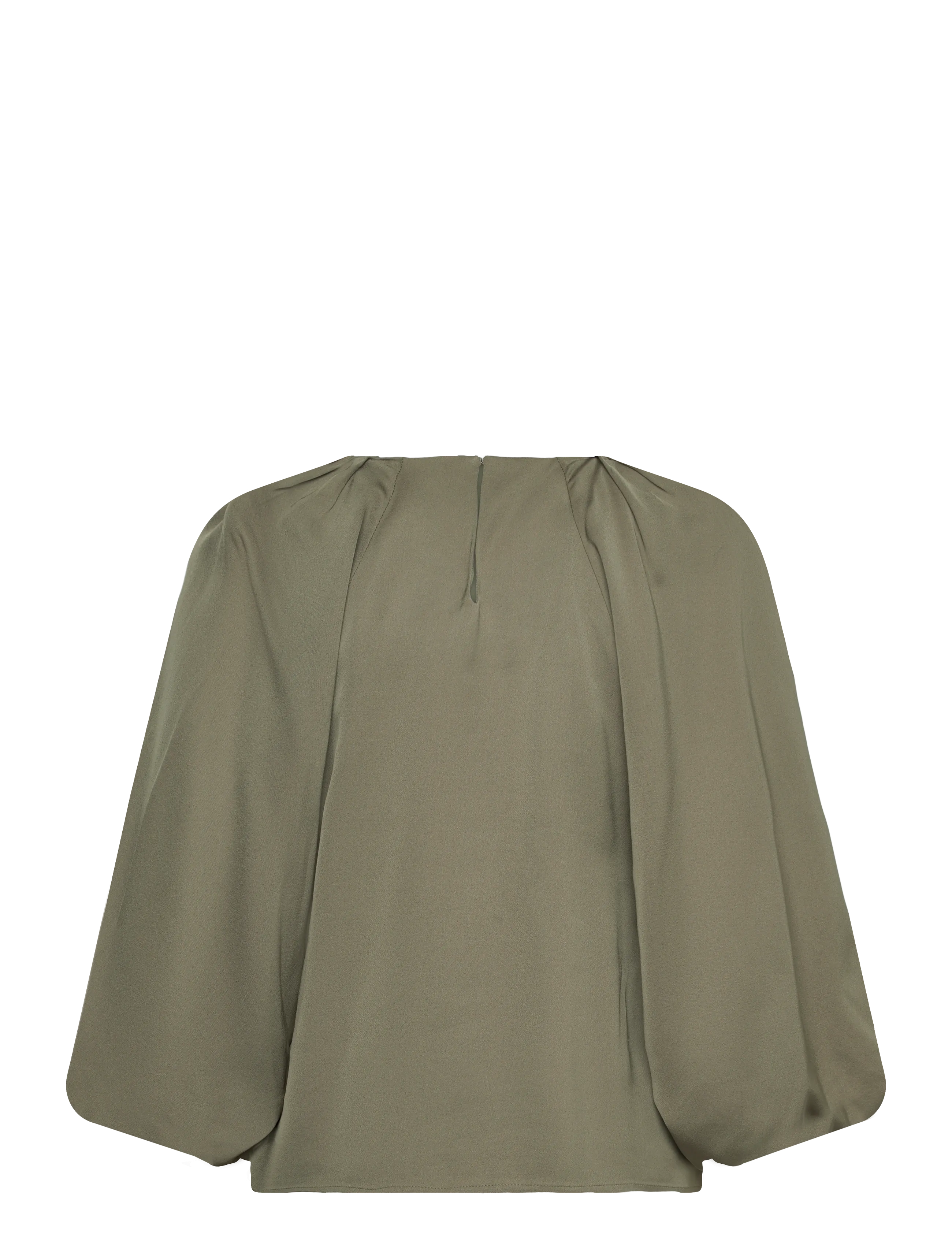 Selected - SLFLAURINA 3/4 TOP NOOS - long sleeved blouses - deep lichen green - 1