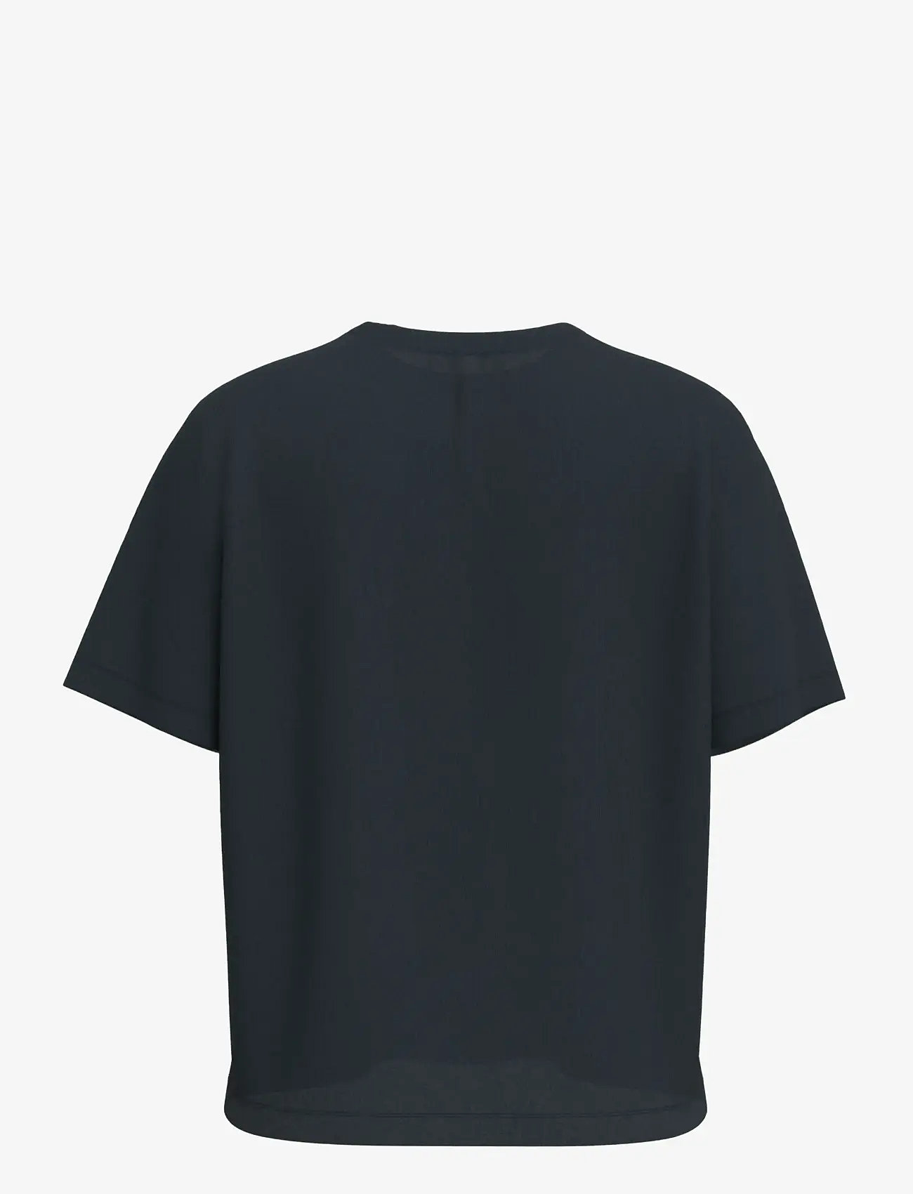 Selected - SLFTENNY SS BOXY O-NECK TEE NOOS - t-shirts - dark sapphire - 1
