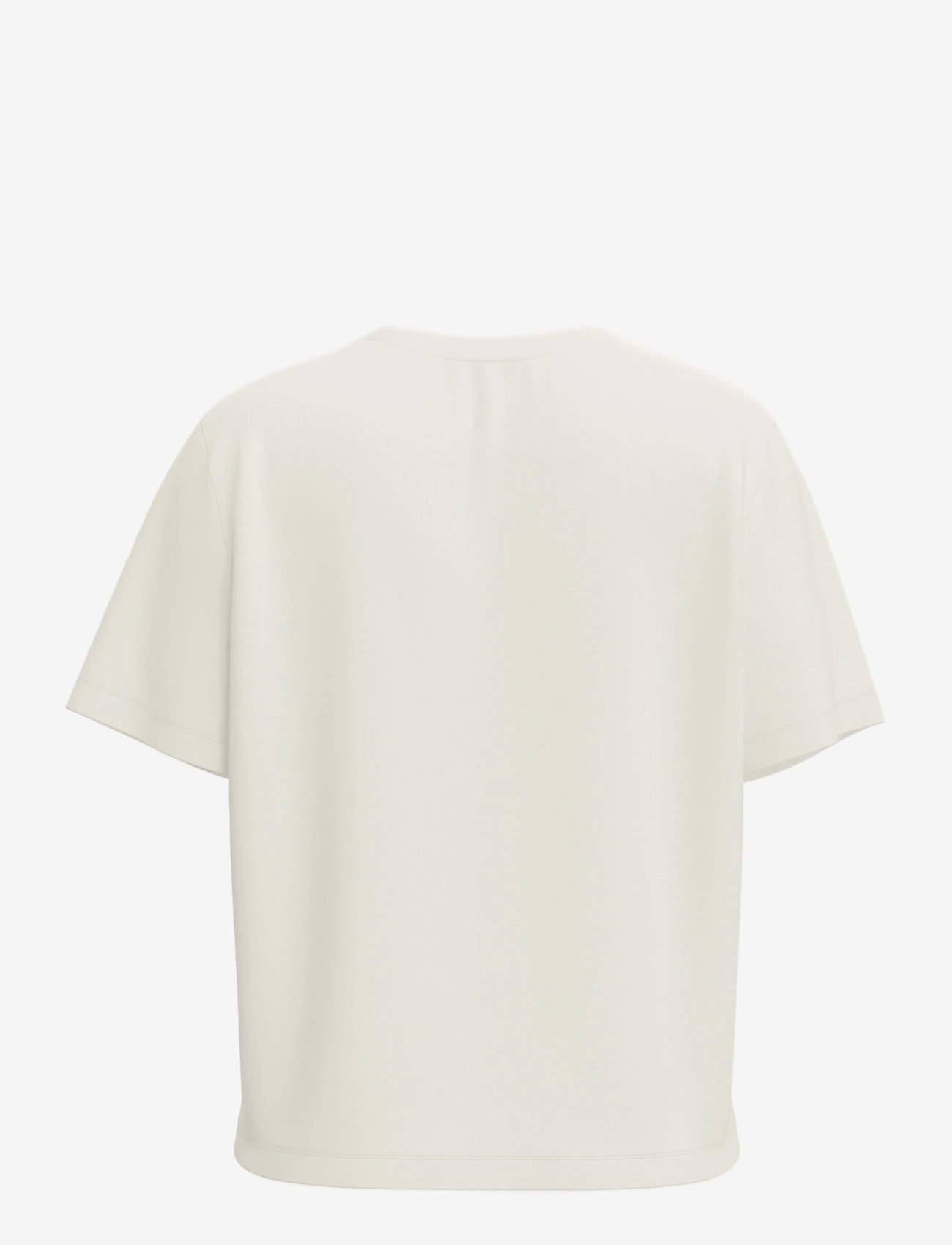 Selected - SLFTENNY SS BOXY O-NECK TEE NOOS - t-shirts - snow white - 2