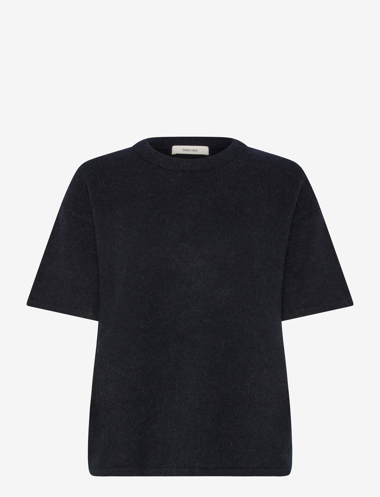 Selected - SLFLULU 2/4 KNIT O-NECK NOOS - pullover - dark sapphire - 0