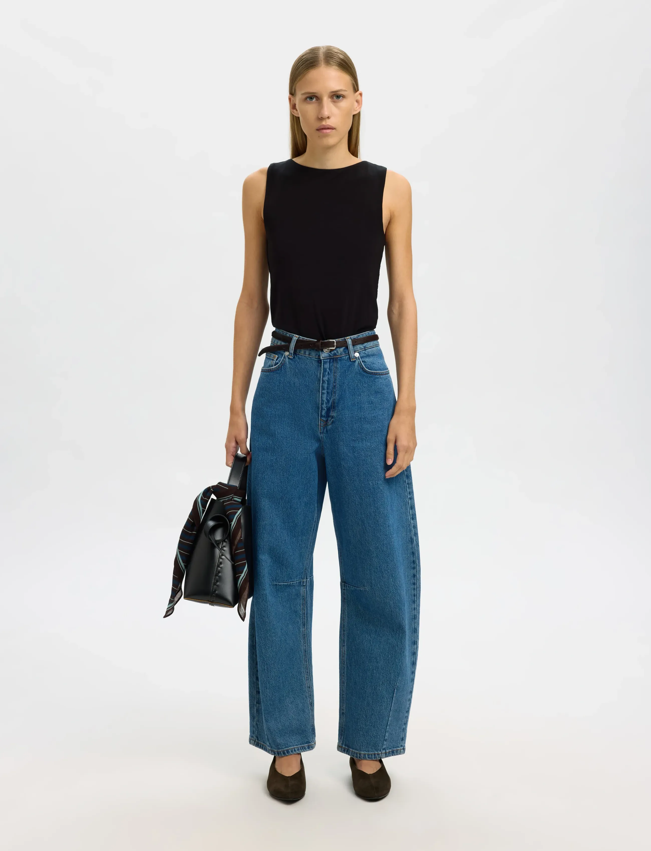 Selected - SLWMANJA SL REVERSIBLE TOP NOOS - tanktops - black - 5