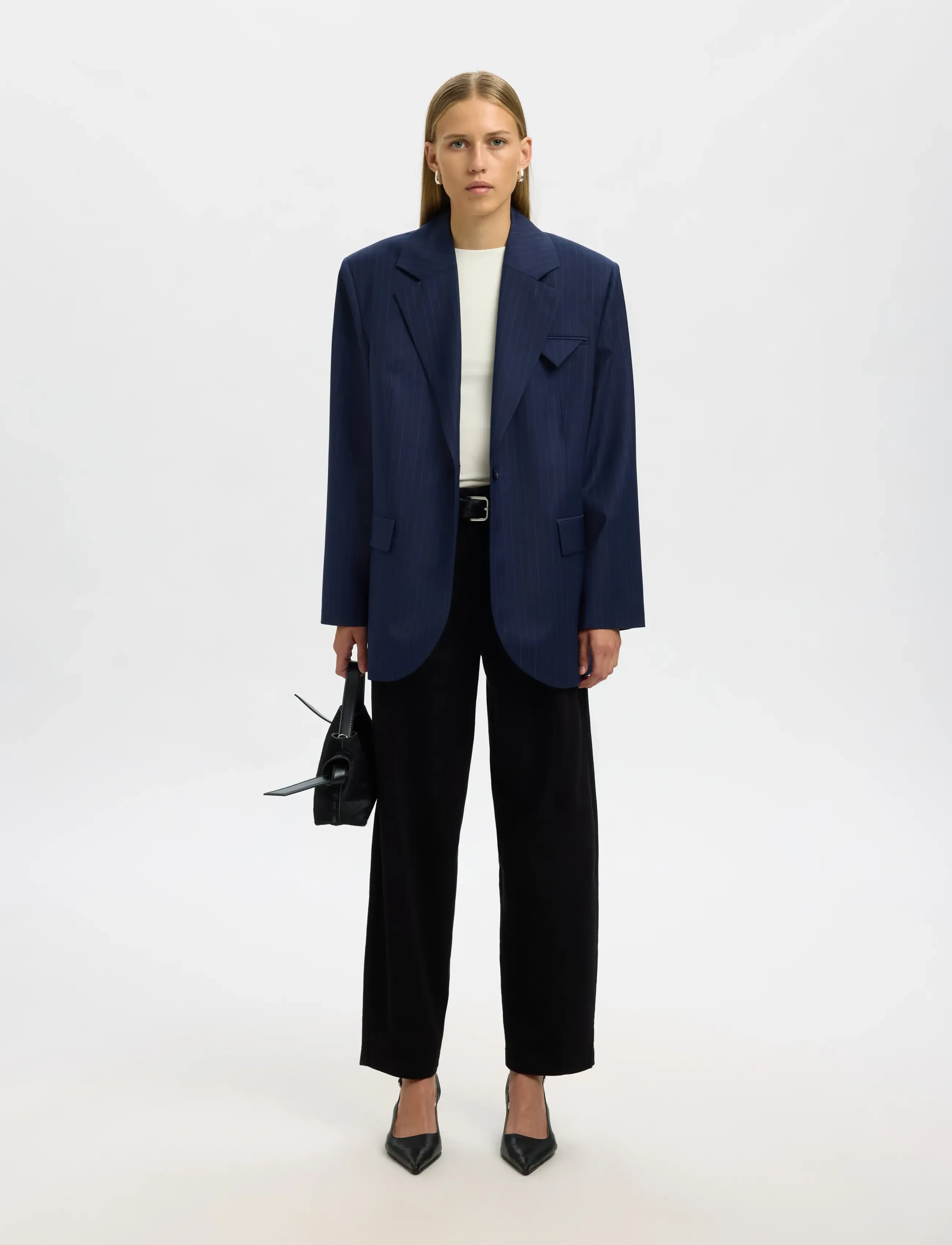 Selected - SLFMANJA SL REVERSIBLE TOP NOOS - mouwloze tops - snow white - 4