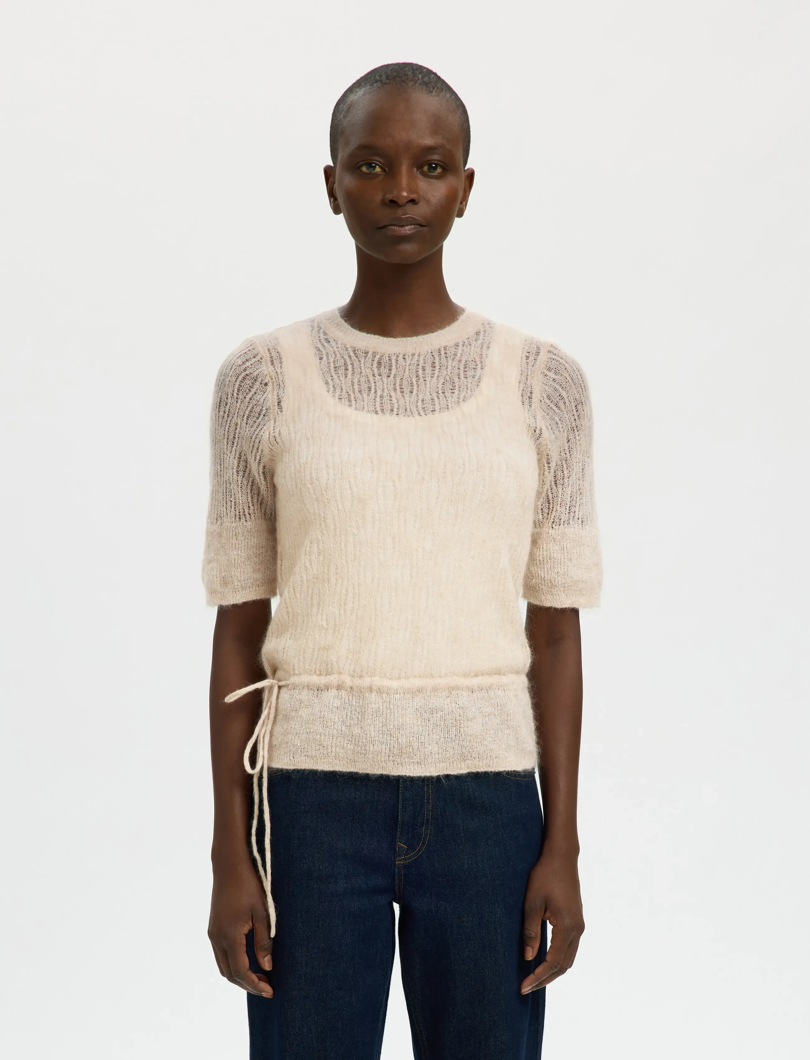Slfmayer 2/4 Knit O-Neck