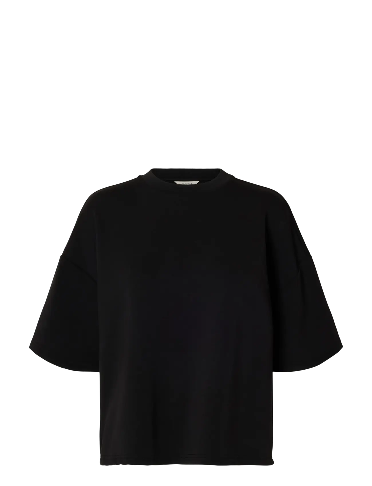 Selected SLWOVERSIZED TENNY TEE NOOS - Selected - BLACK / black