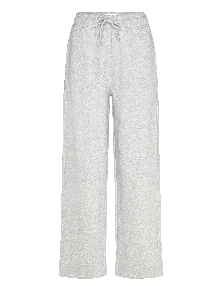 Selected - SLFLUKA HW SWEATPANTS NOOS - hverdags stil - light grey melange - 0