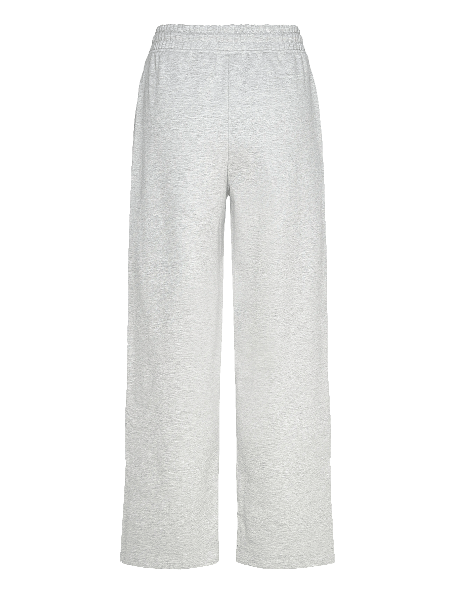 Selected - SLFLUKA HW SWEATPANTS NOOS - hverdags stil - light grey melange - 1