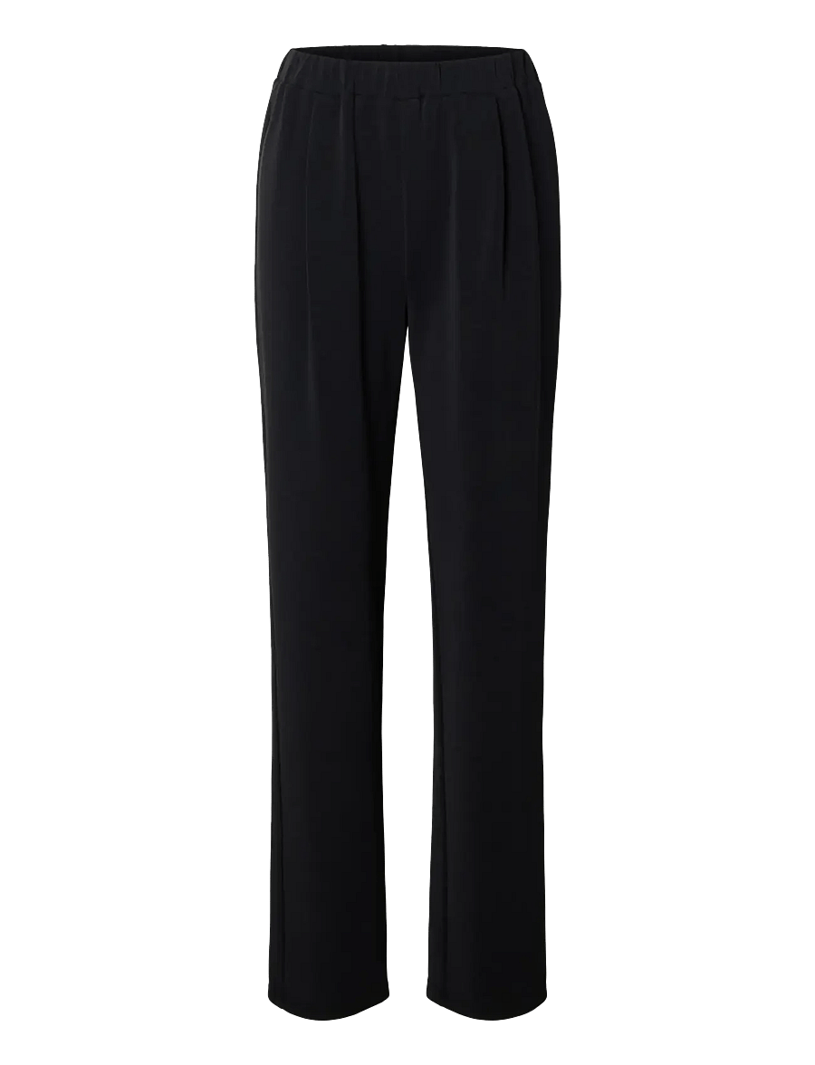 Selected - SLWTENNY HW PANT NOOS - igapäevane stiil - black - 1