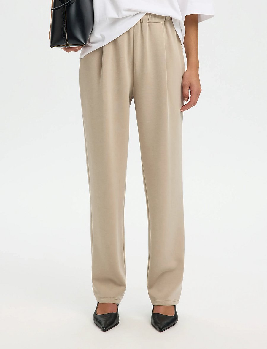 Selected - SLWTENNY HW PANT NOOS - alltags-style - pure cashmere - 0