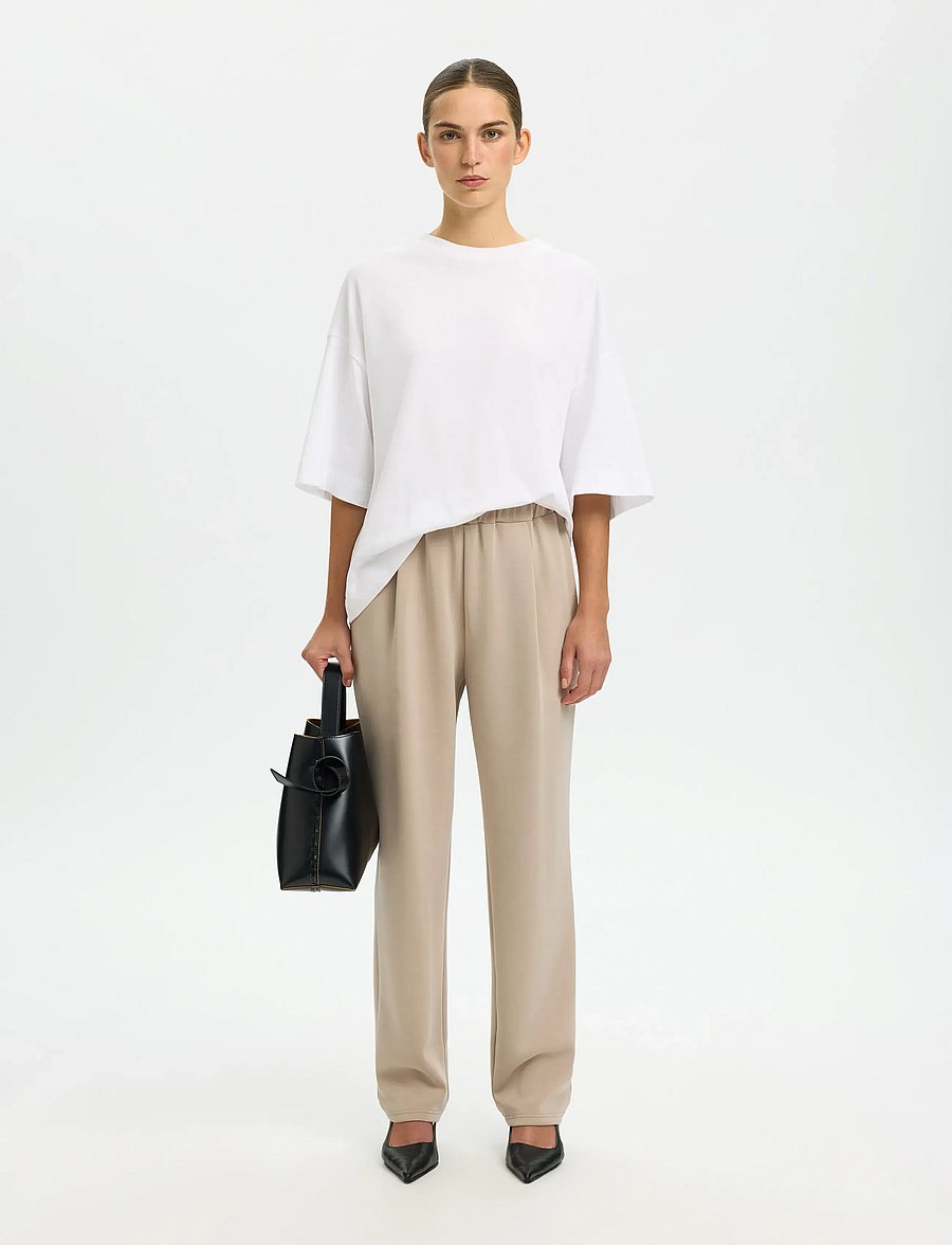 Selected - SLWTENNY HW PANT NOOS - alltags-style - pure cashmere - 3