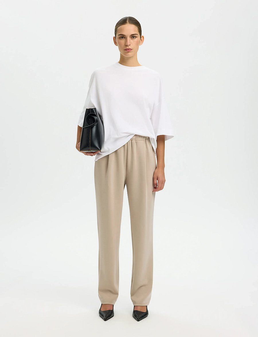 Selected - SLWTENNY HW PANT NOOS - alltags-style - pure cashmere - 5