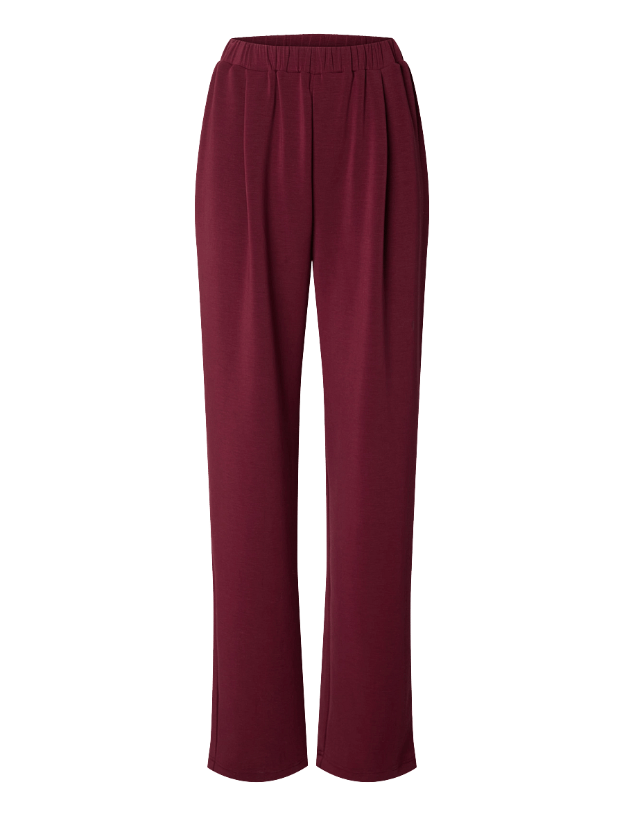 Selected - SLWTENNY HW PANT NOOS - vardagsstil - tawny port - 1