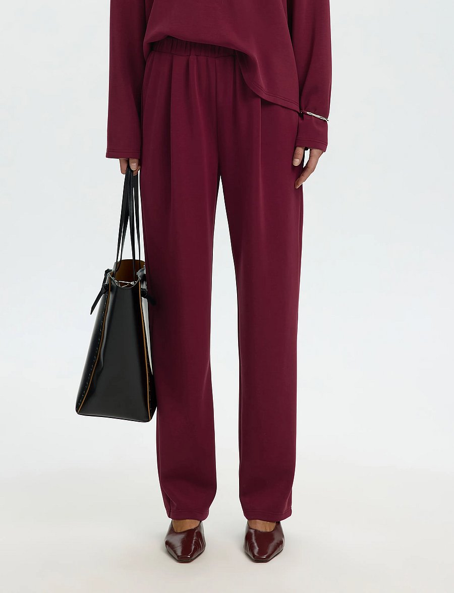 Selected - SLWTENNY HW PANT NOOS - vardagsstil - tawny port - 0
