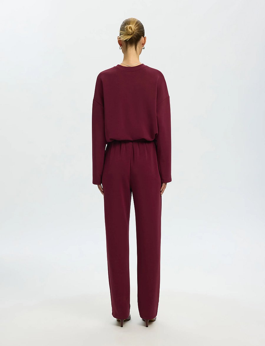 Selected - SLWTENNY HW PANT NOOS - vardagsstil - tawny port - 2