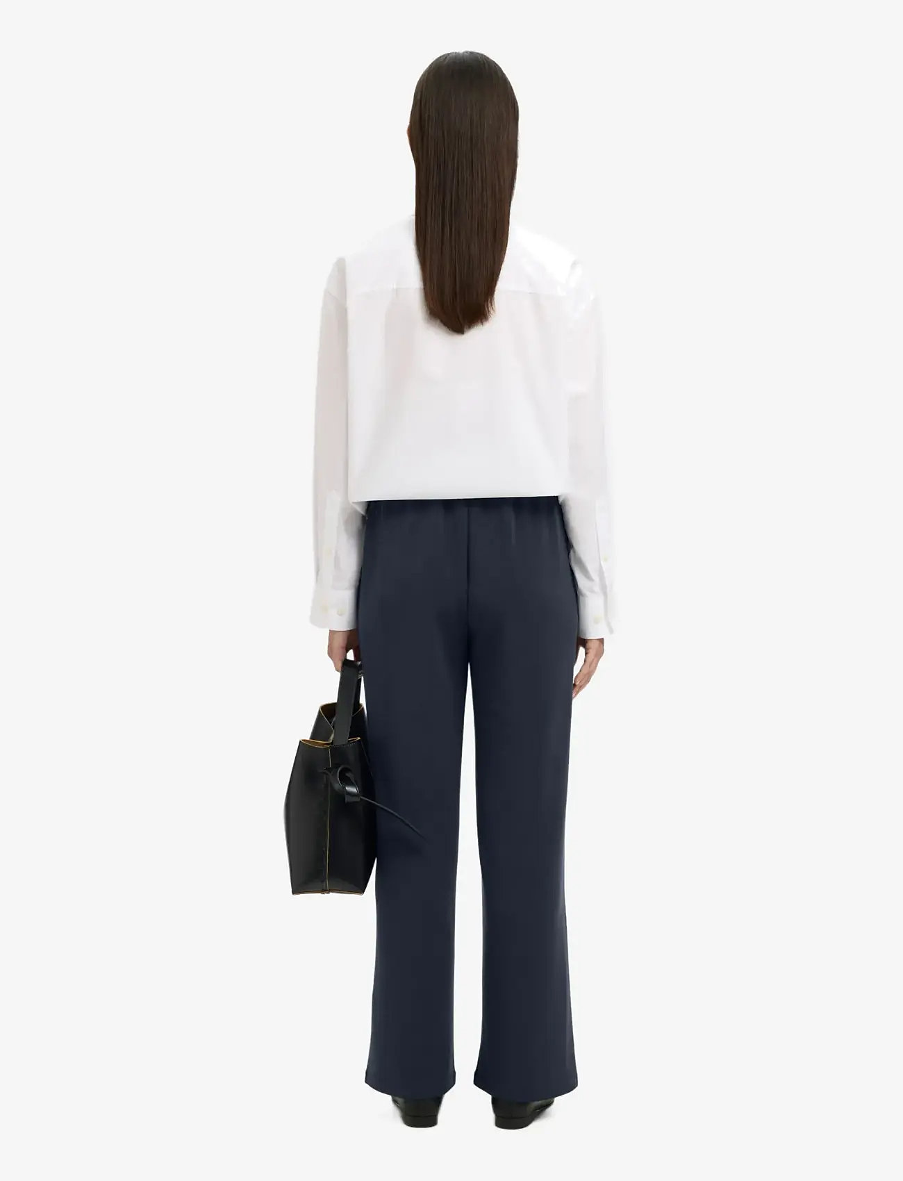 Selected - SLFTENNY RELAXED PANTS - laia säärega püksid - dark sapphire - 2