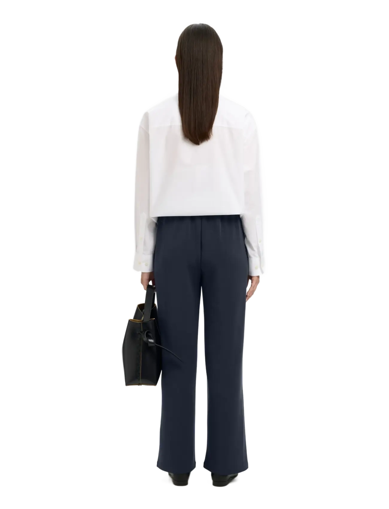 Selected - SLFTENNY RELAXED PANTS - laia säärega püksid - dark sapphire - 2