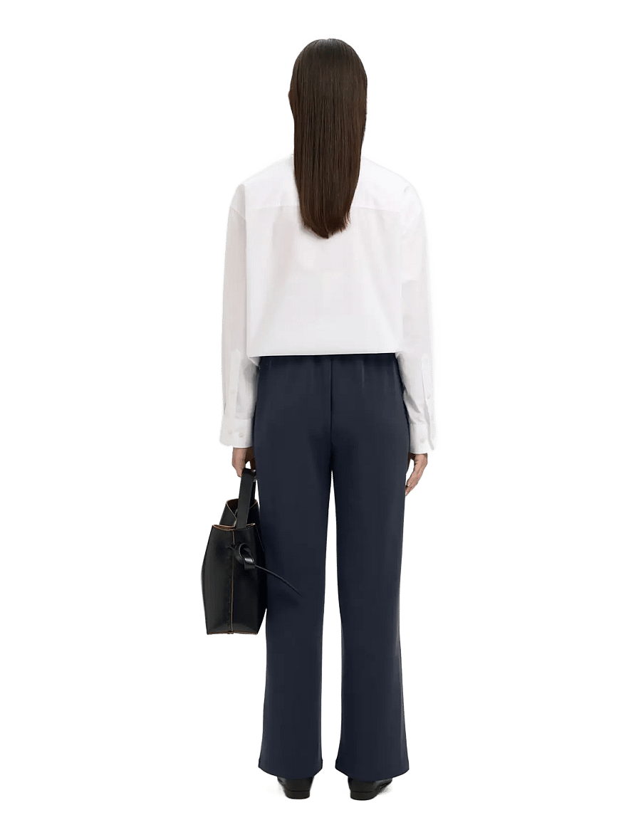 Selected - SLFTENNY RELAXED PANTS - hosen mit weitem bein - dark sapphire - 2