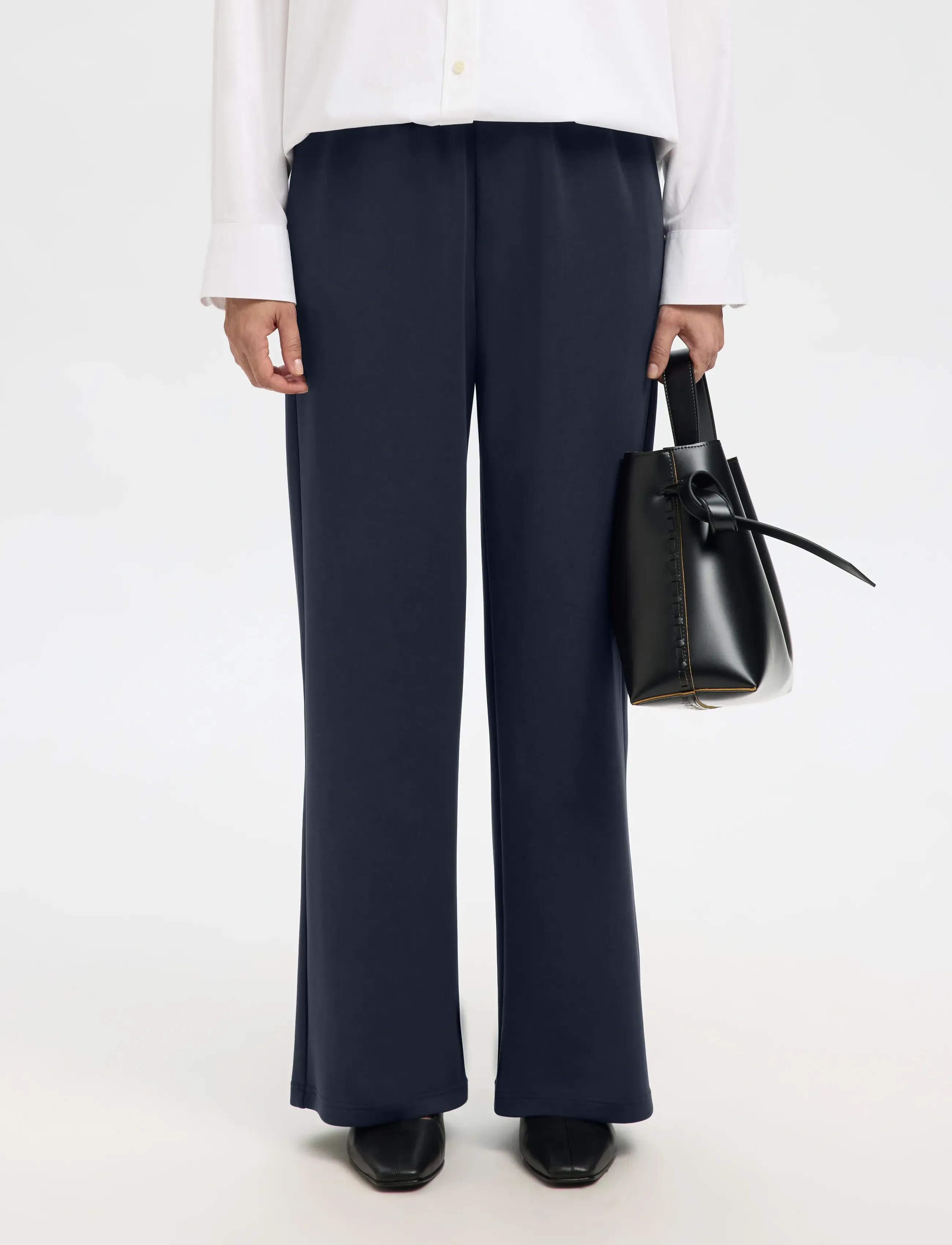 Selected SLFTENNY RELAXED PANTS - Kollektsioonid - DARK SAPPHIRE / navy