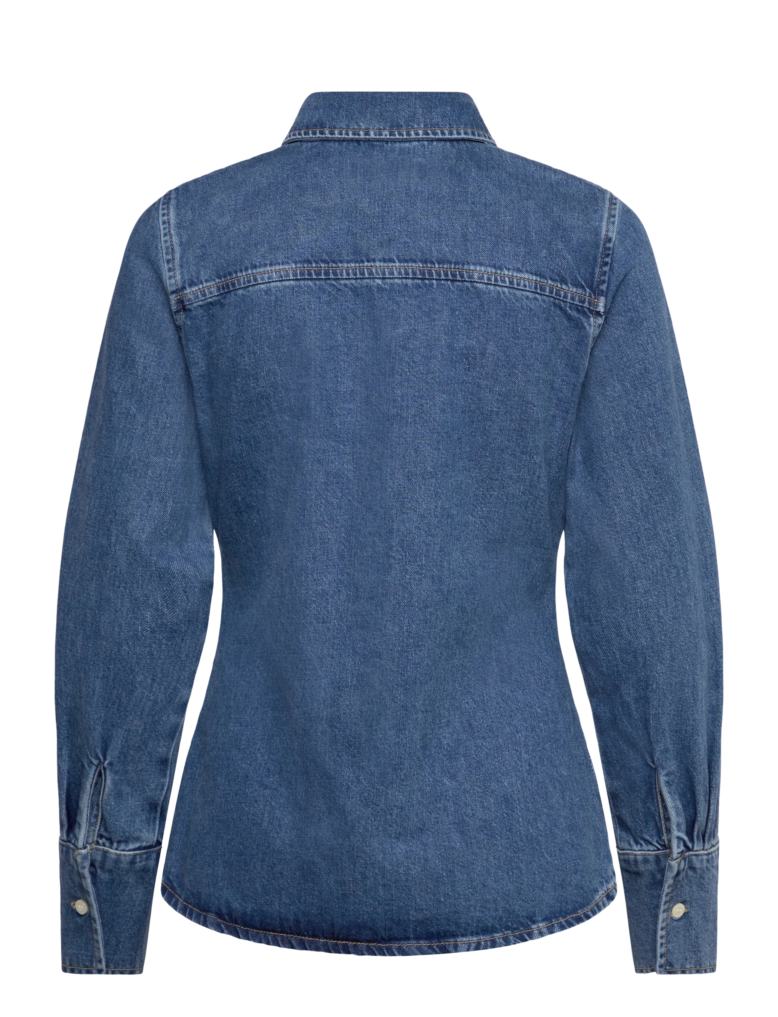 Selected - SLFREGULAR AGATHE DENIM SHIRT - denimskjorter - medium blue denim - 1