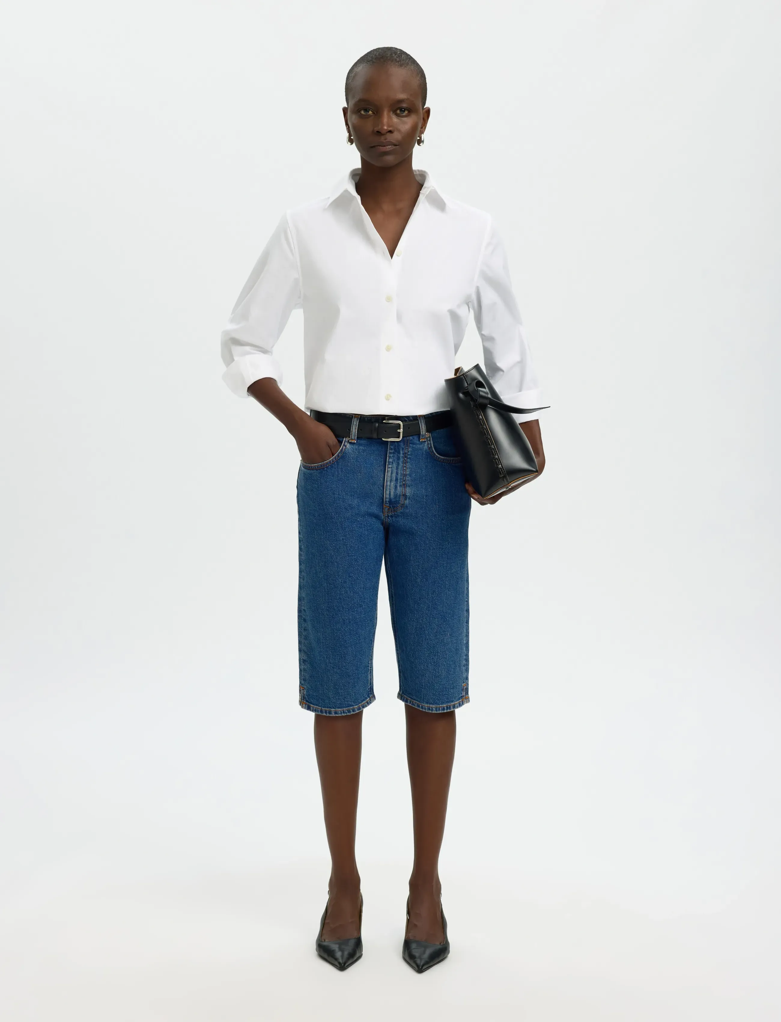 Slfeva Mw Denim Capri 5