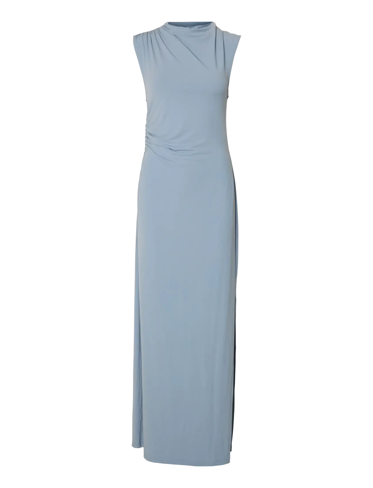 Selected SLFROBIN-MAJA SL ANKLE DRESS - Sukienki - DUSTY BLUE / blue