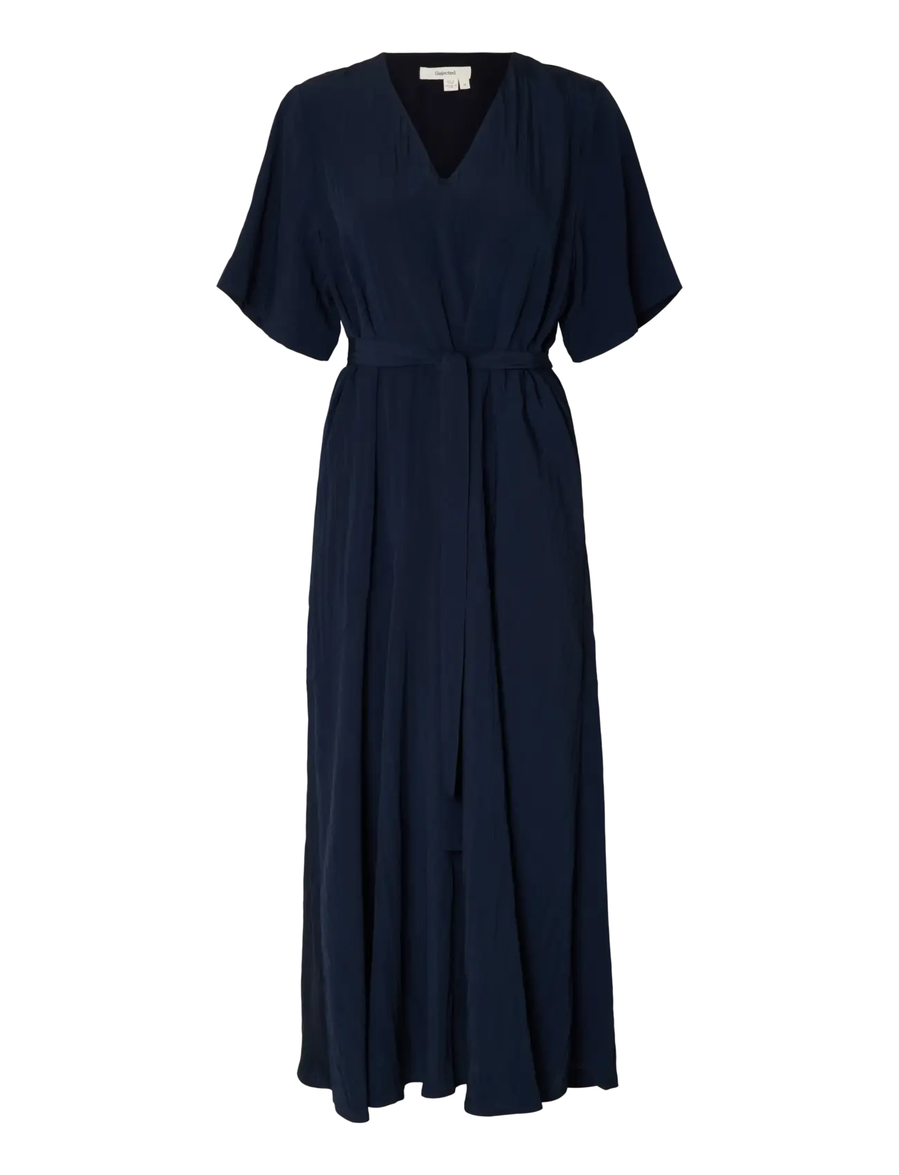 Selected SLFIONA REGULAR 2/4 ANKLE DRESS B - Selected - DARK SAPPHIRE / navy