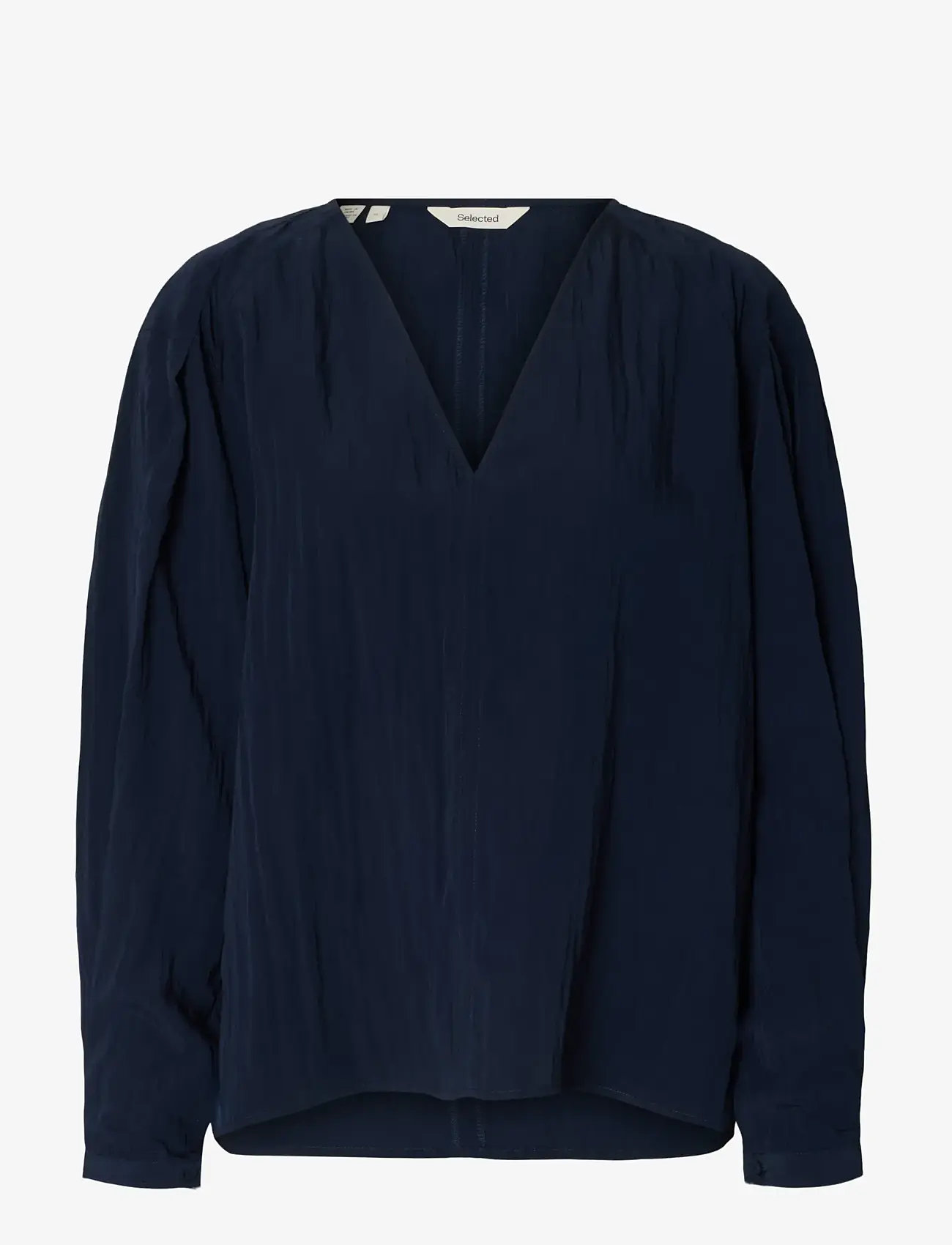 Selected - SLFIONA LS TOP B - langärmlige blusen - dark sapphire - 1