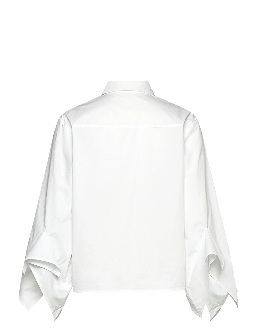 Selected - SLFDELIA RELAXED FLOUNCE SHIRT B - chemises à manches longues - bright white - 1