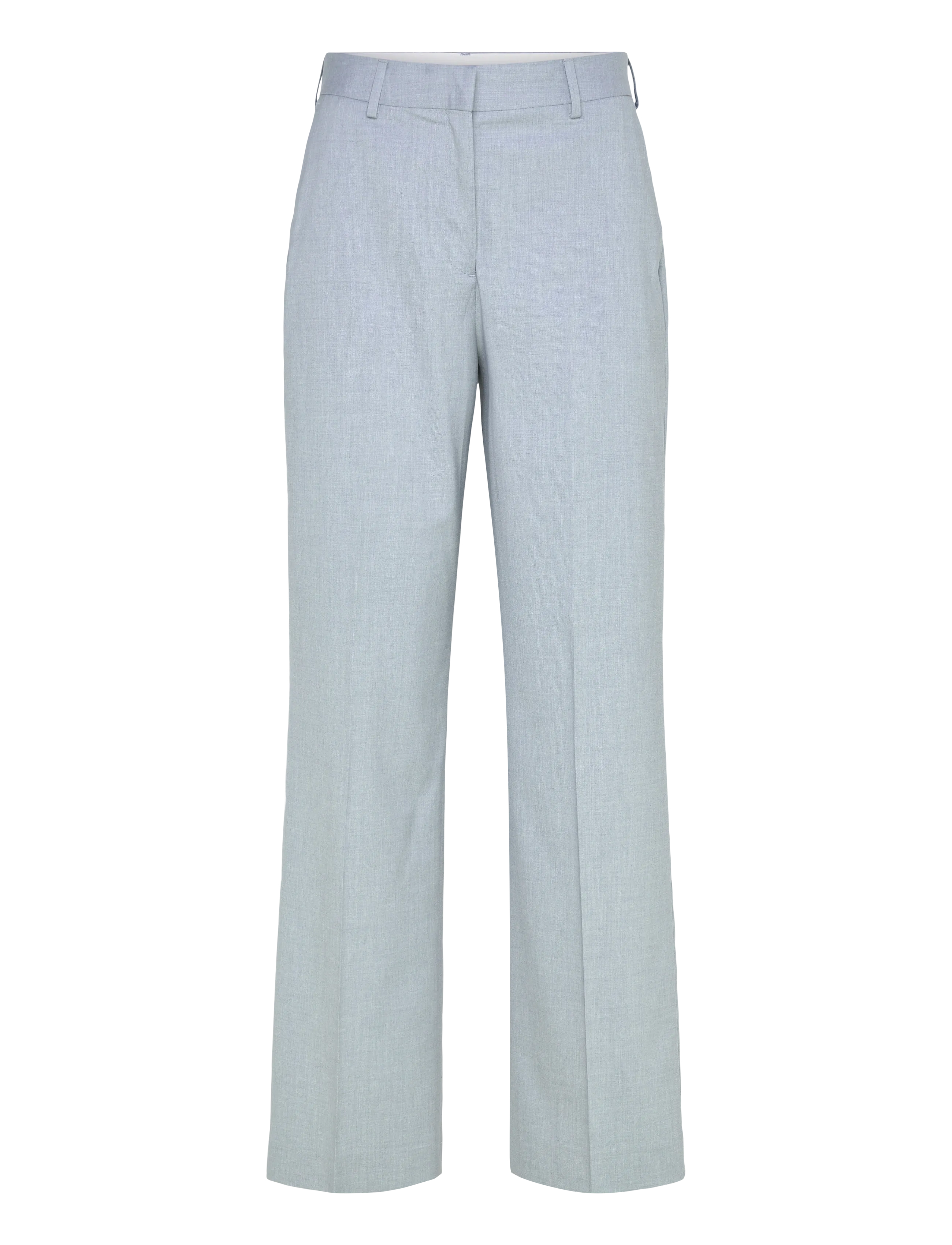 Selected Slfwide Lisa Mw Pant, 34, Trousers, Blau - Wide Leg, Frauen