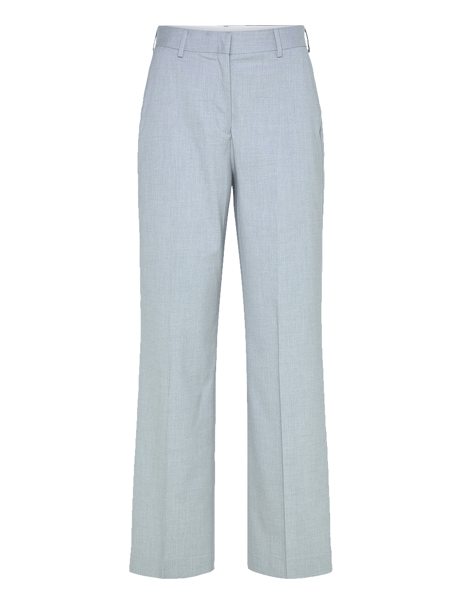 Selected - SLFWIDE LISA MW PANT - anzugshosen - dusty blue - 0