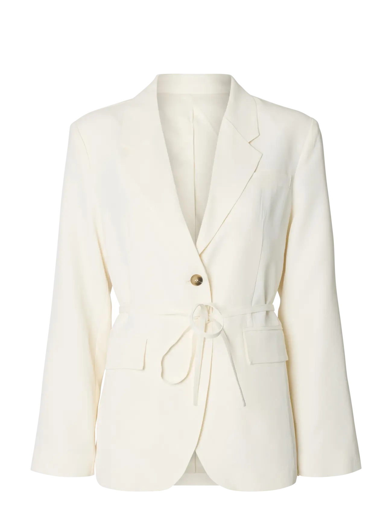 SELECTED Slfellie Blazer Cream - 38 - Damen
