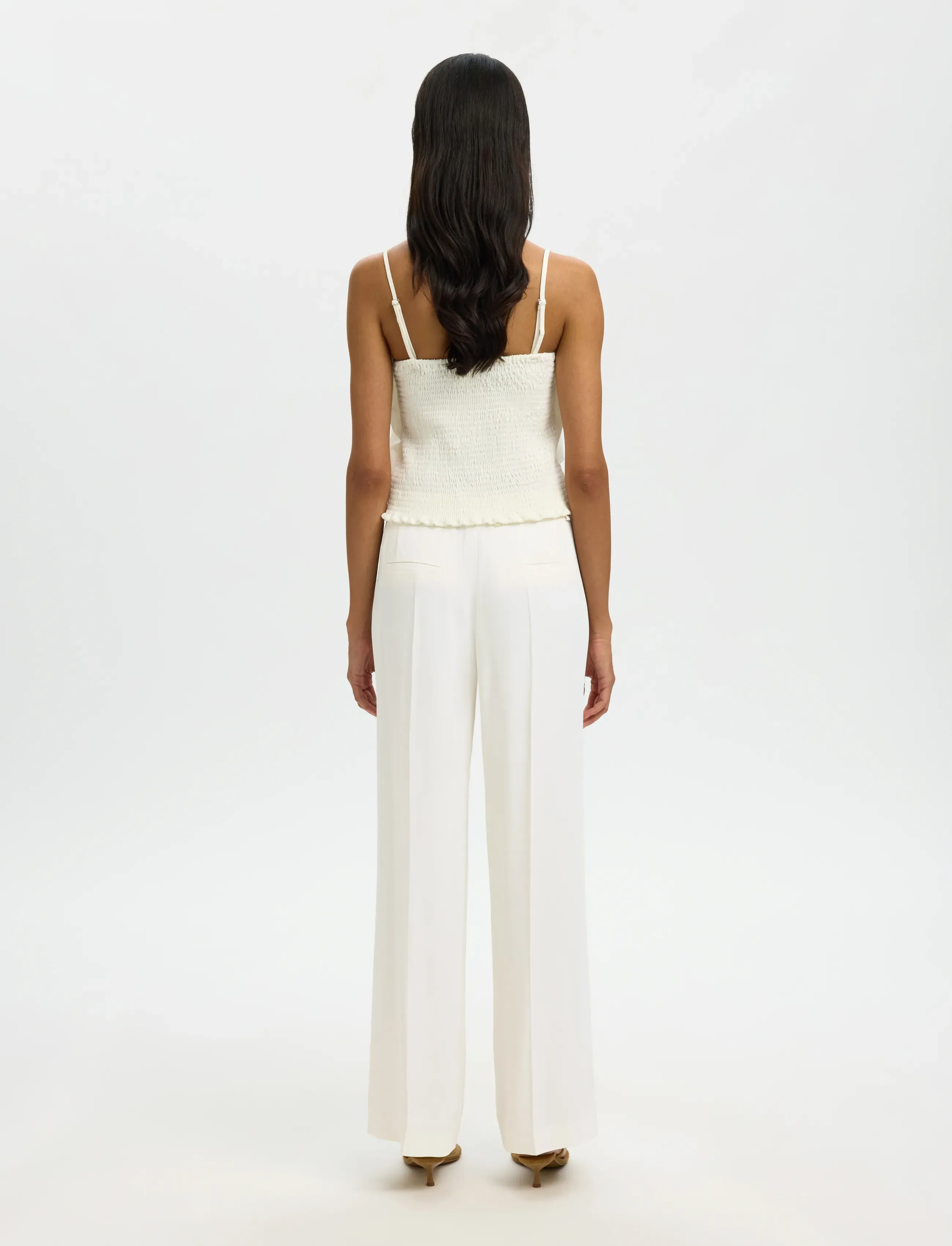 SELECTED Slfextra Wide Ellie Hw Pant kostymbyxor dam – bild 2