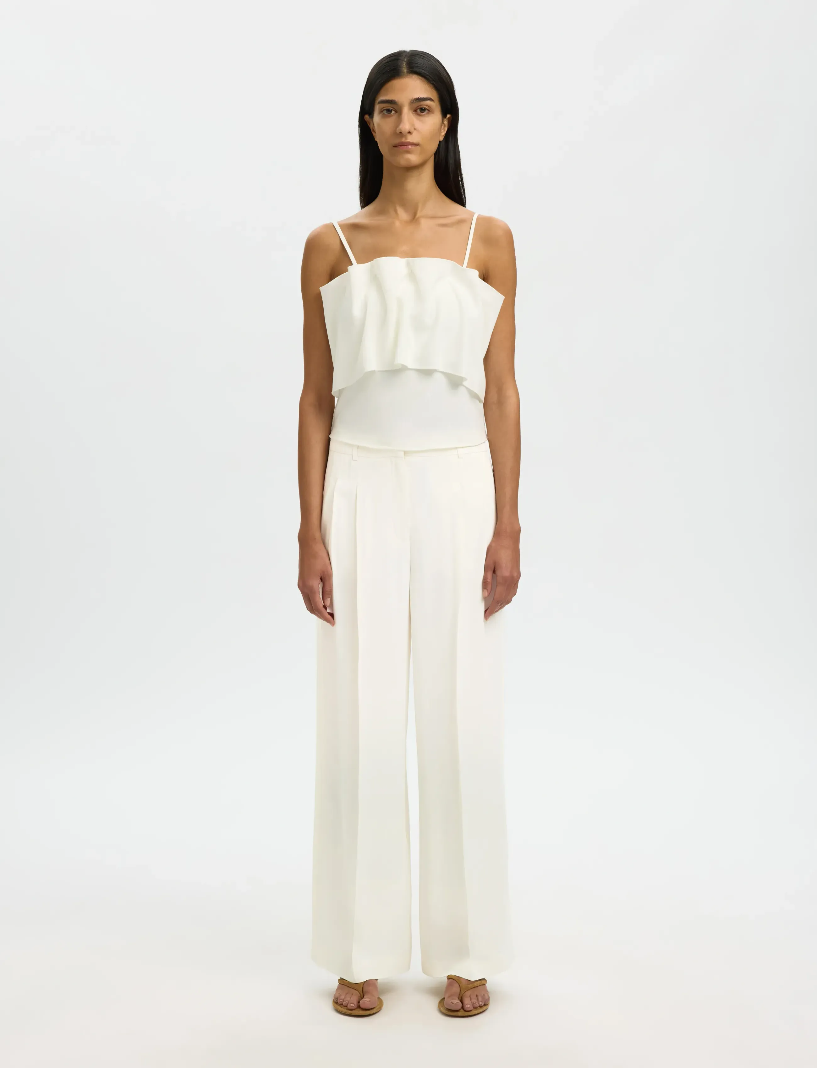 SELECTED Slfextra Wide Ellie Hw Pant kostymbyxor dam – bild 3
