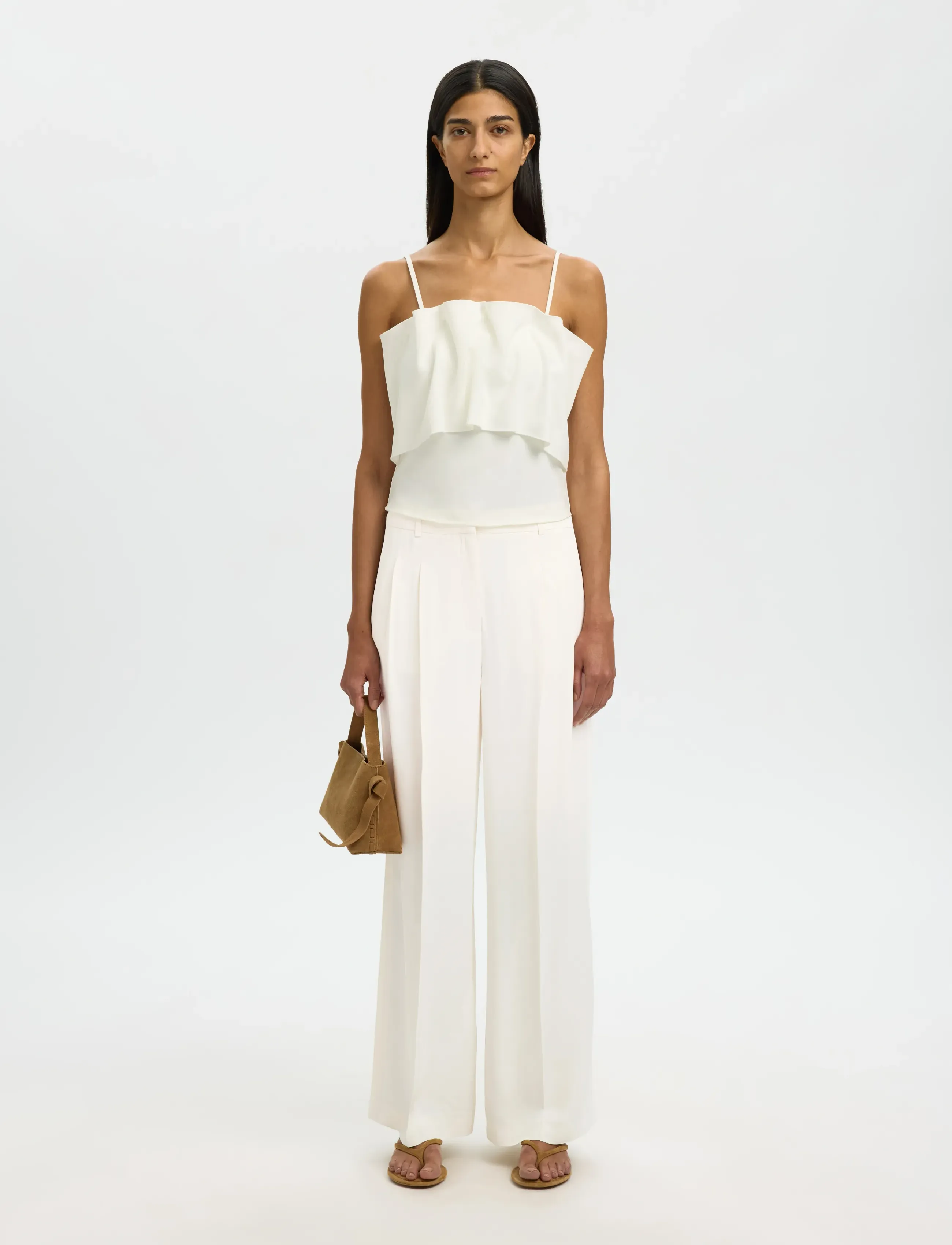 SELECTED Slfextra Wide Ellie Hw Pant kostymbyxor dam – bild 5