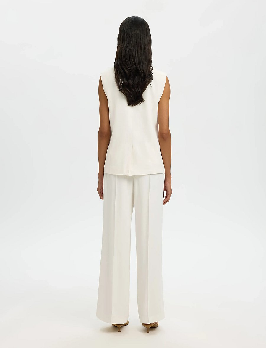Selected - SLFELLIE VEST - forårsjakker - egret - 2