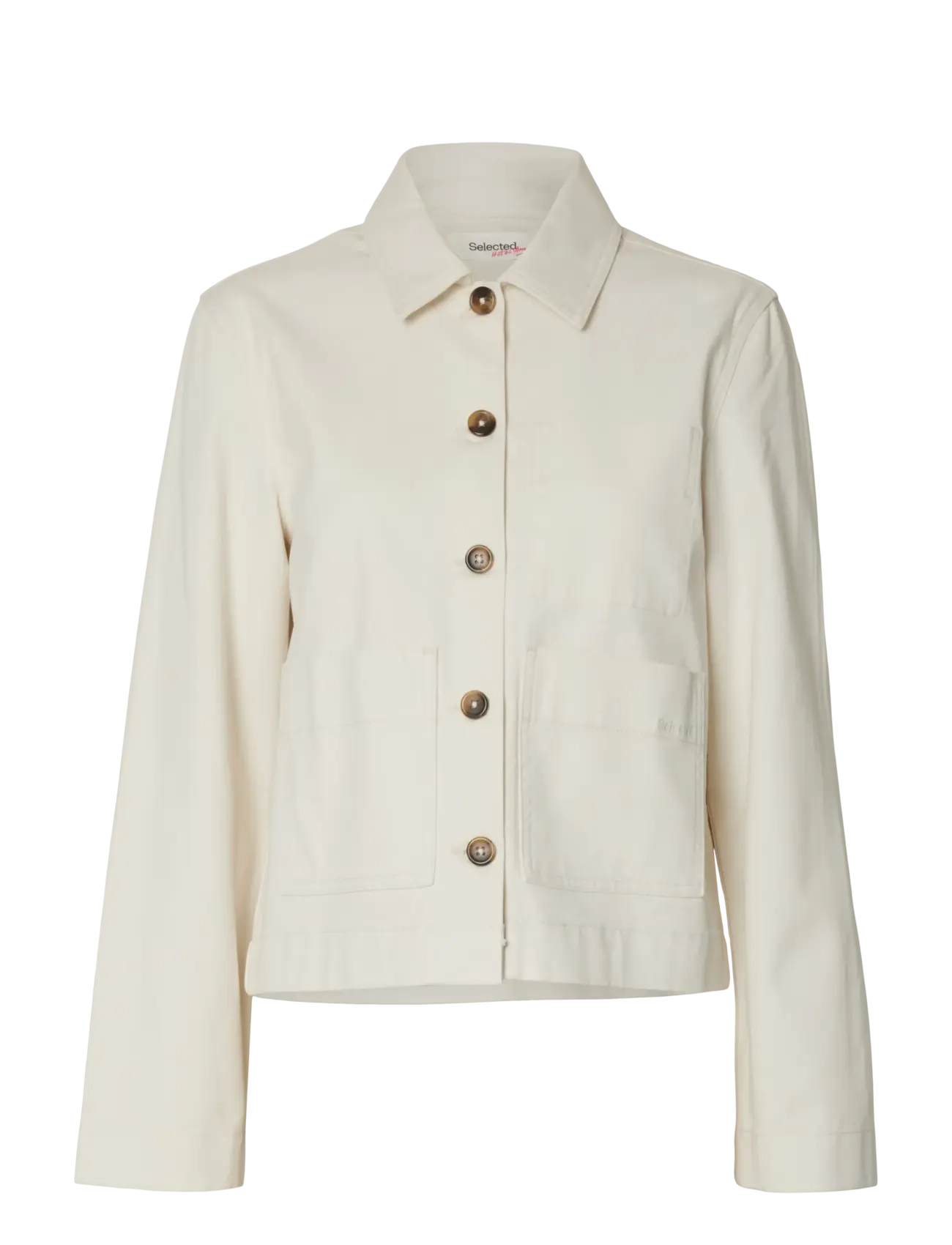 SELECTED Slfrelaxed Hotel Amour Jacke Cream - 38 - Damen