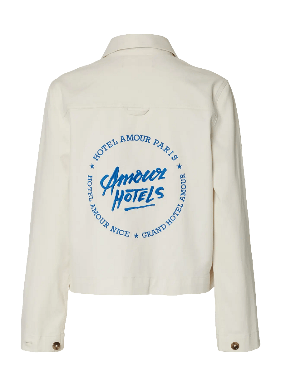 Selected - SLFRELAXED HOTEL AMOUR JACKET - tunna jackor - egret - 2