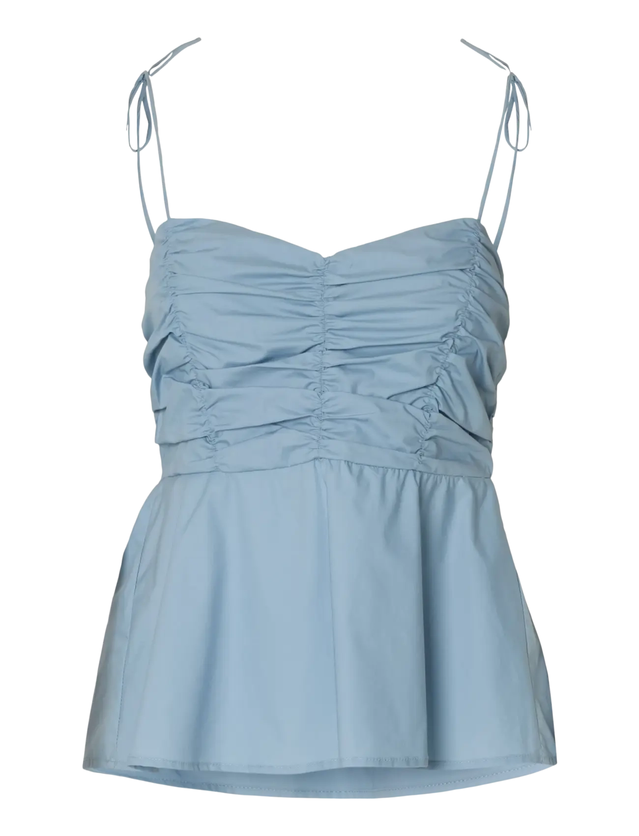 Selected SLFDELIA STRAP TOP B - Bluser - DUSTY BLUE / blue