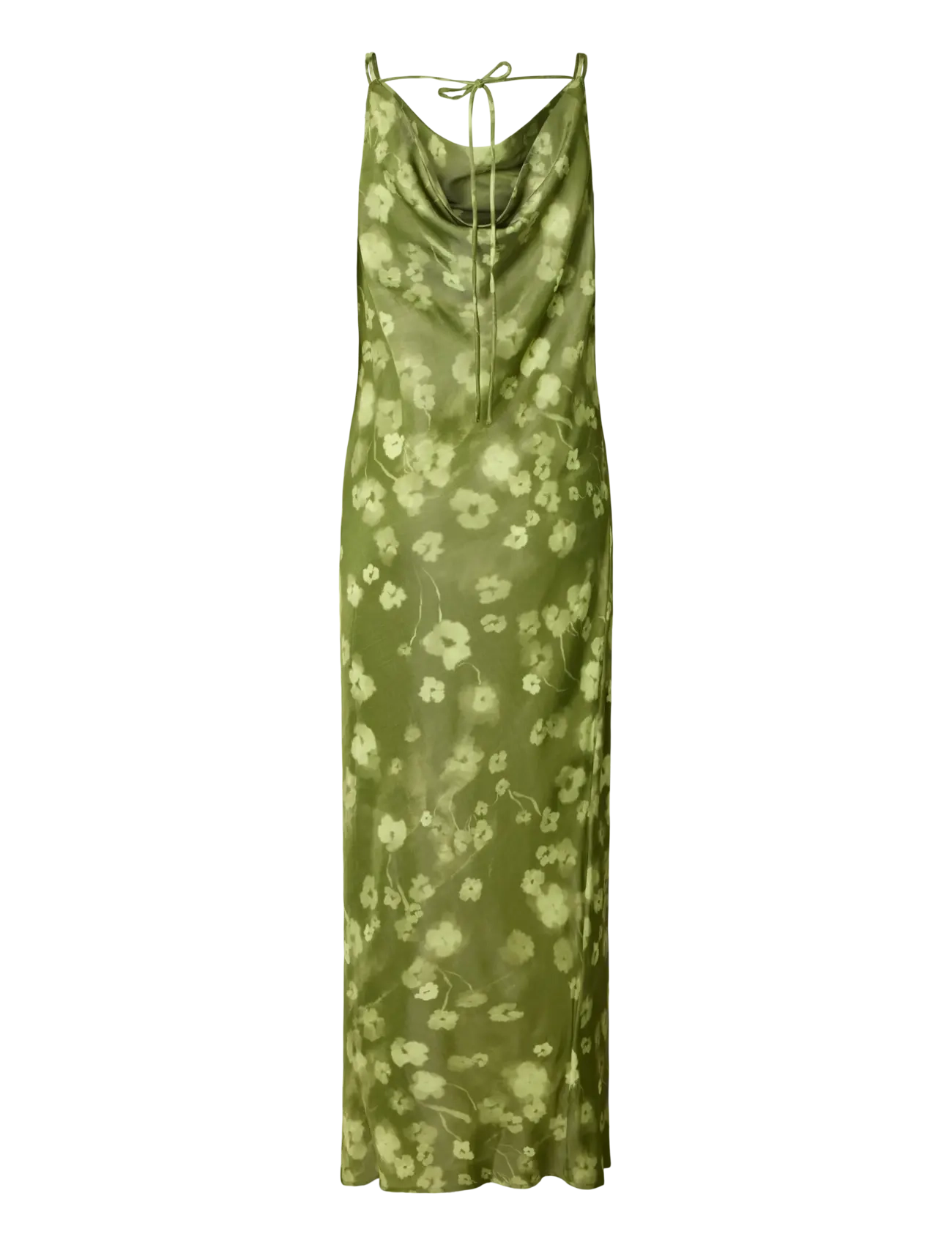 Selected SLFGIONA SLIM ANKLE STRAP DRESS B - Schlupfkleider - LINT / khaki/green