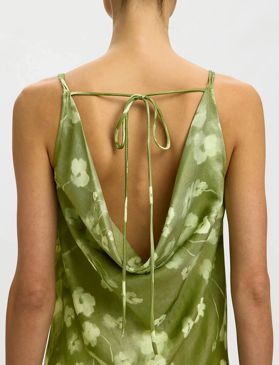 Selected - SLFGIONA SLIM ANKLE STRAP DRESS B - robes moulantes - lint - 3